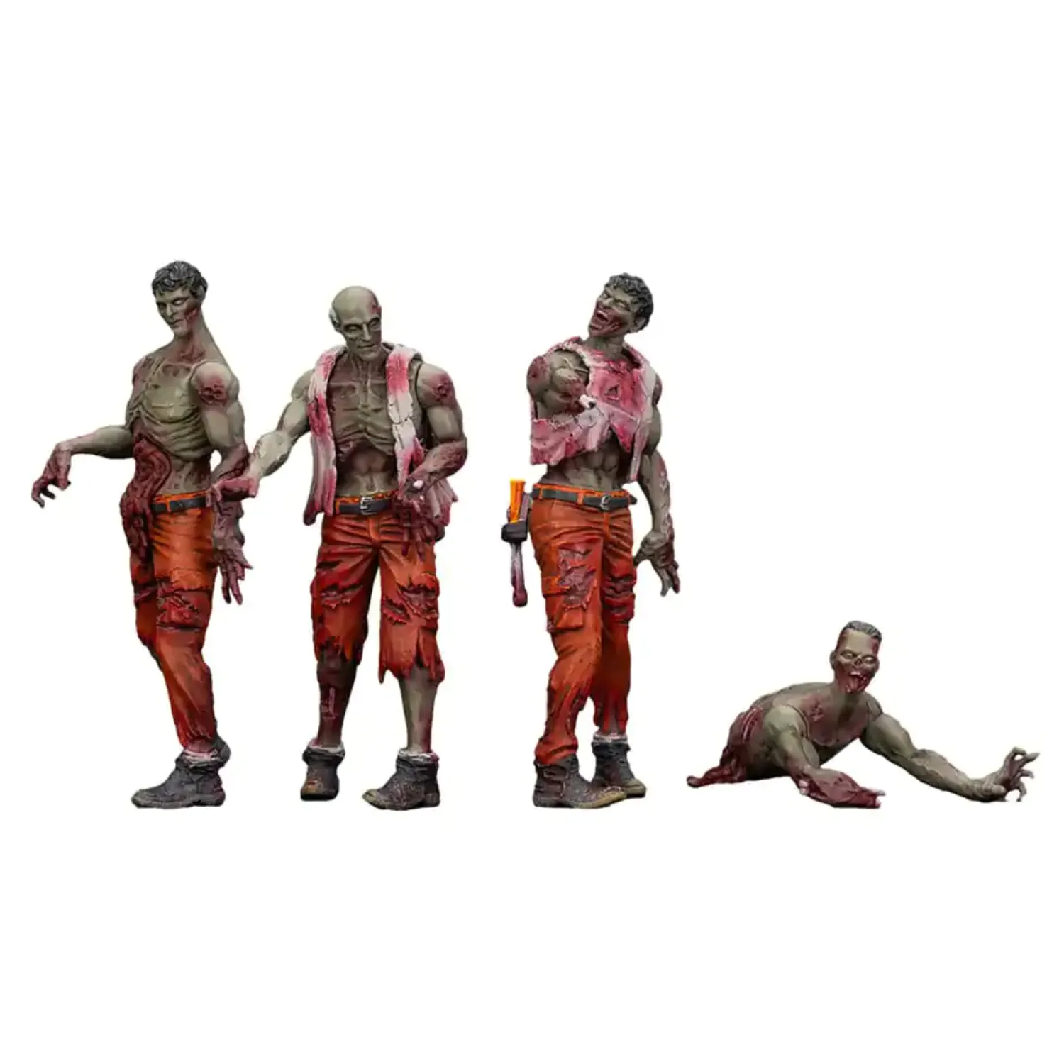 Zombie Dark Source Actionfiguren 4er-Pack Mechanic Team 8 cm Produktfoto