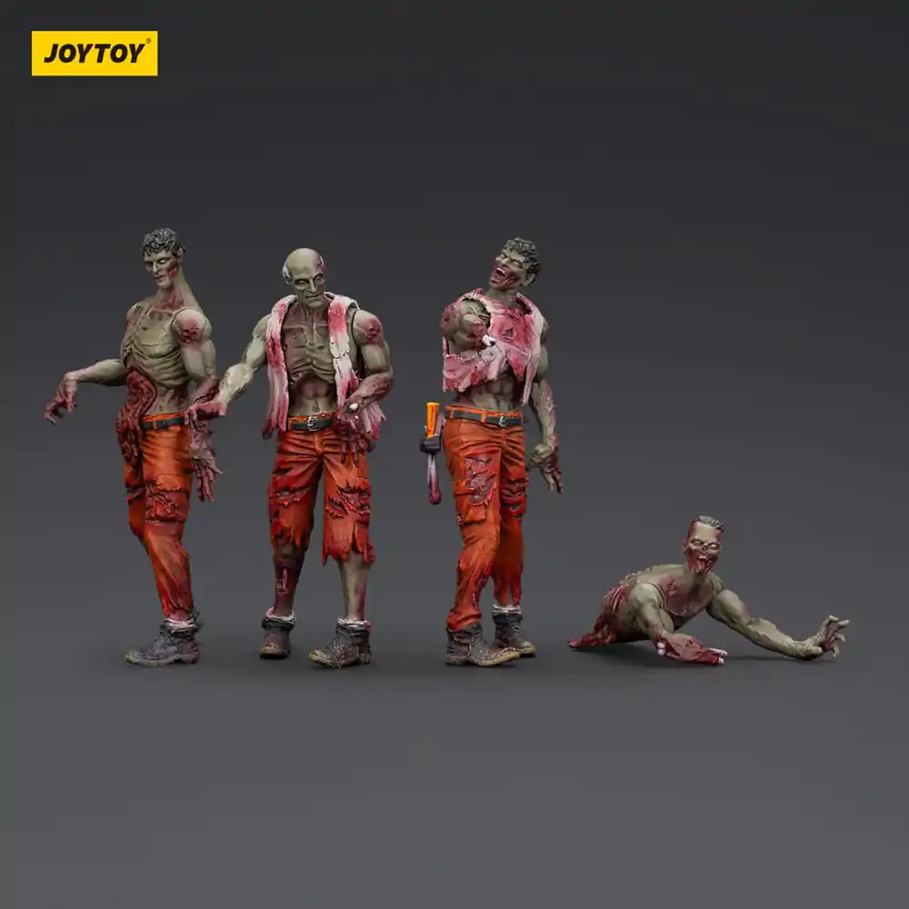 Zombie Dark Source Actionfiguren 4er-Pack Mechanic Team 8 cm Produktfoto