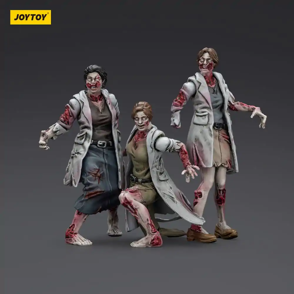 Zombie Dark Source Actionfiguren 3er-Pack Sanitäter 8 cm Produktfoto