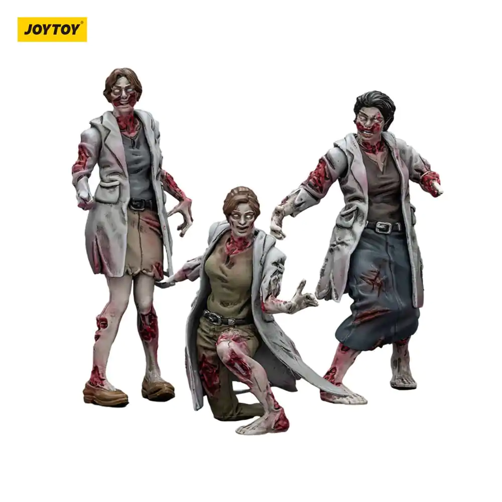 Zombie Dark Source Actionfiguren 3er-Pack Sanitäter 8 cm Produktfoto