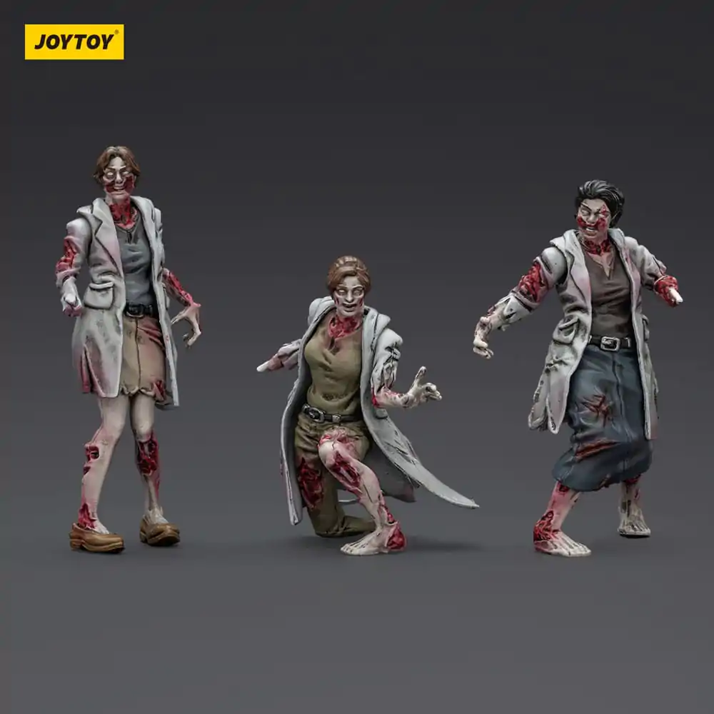 Zombie Dark Source Actionfiguren 3er-Pack Sanitäter 8 cm Produktfoto