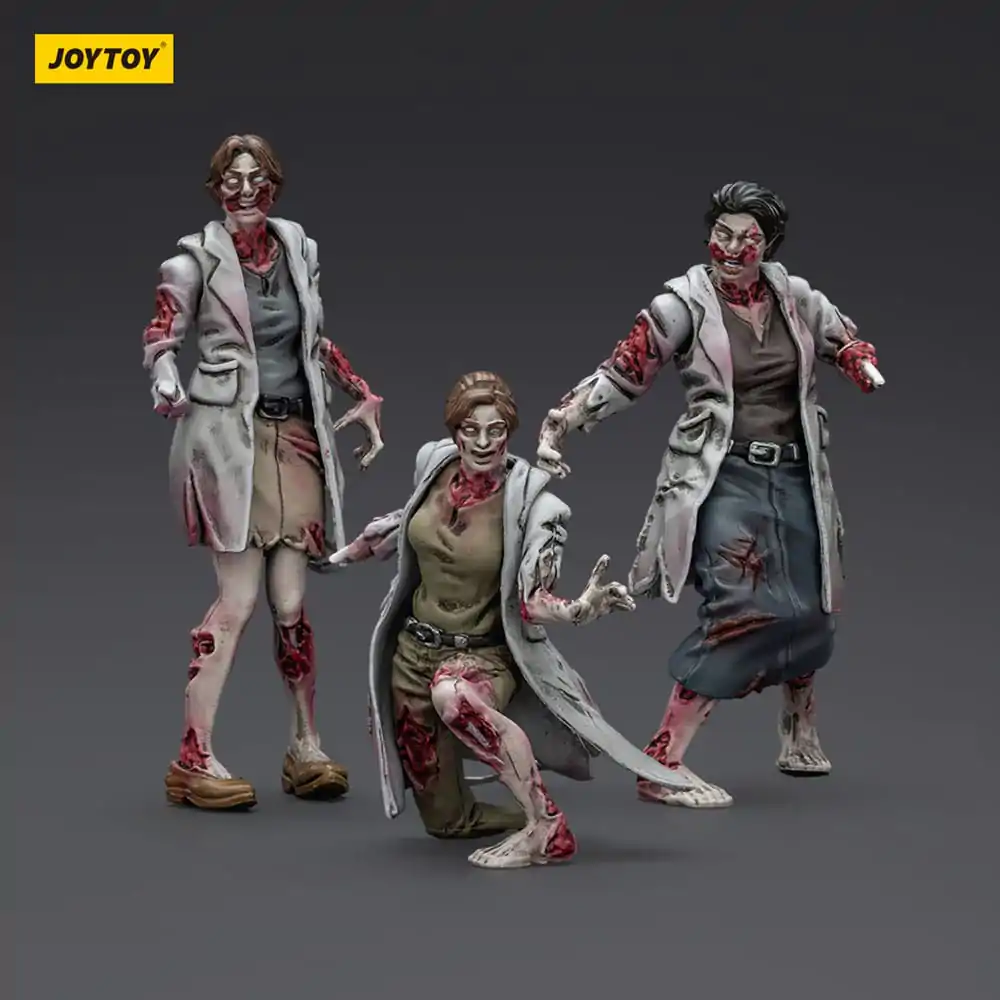 Zombie Dark Source Actionfiguren 3er-Pack Sanitäter 8 cm Produktfoto