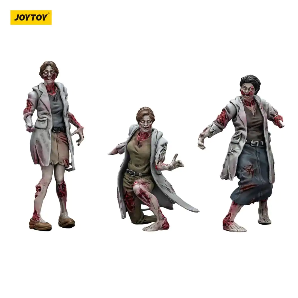 Zombie Dark Source Actionfiguren 3er-Pack Sanitäter 8 cm Produktfoto