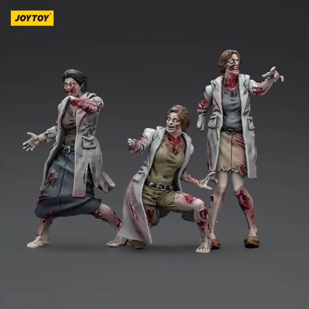 Zombie Dark Source Actionfiguren 3er-Pack Sanitäter 8 cm Produktfoto
