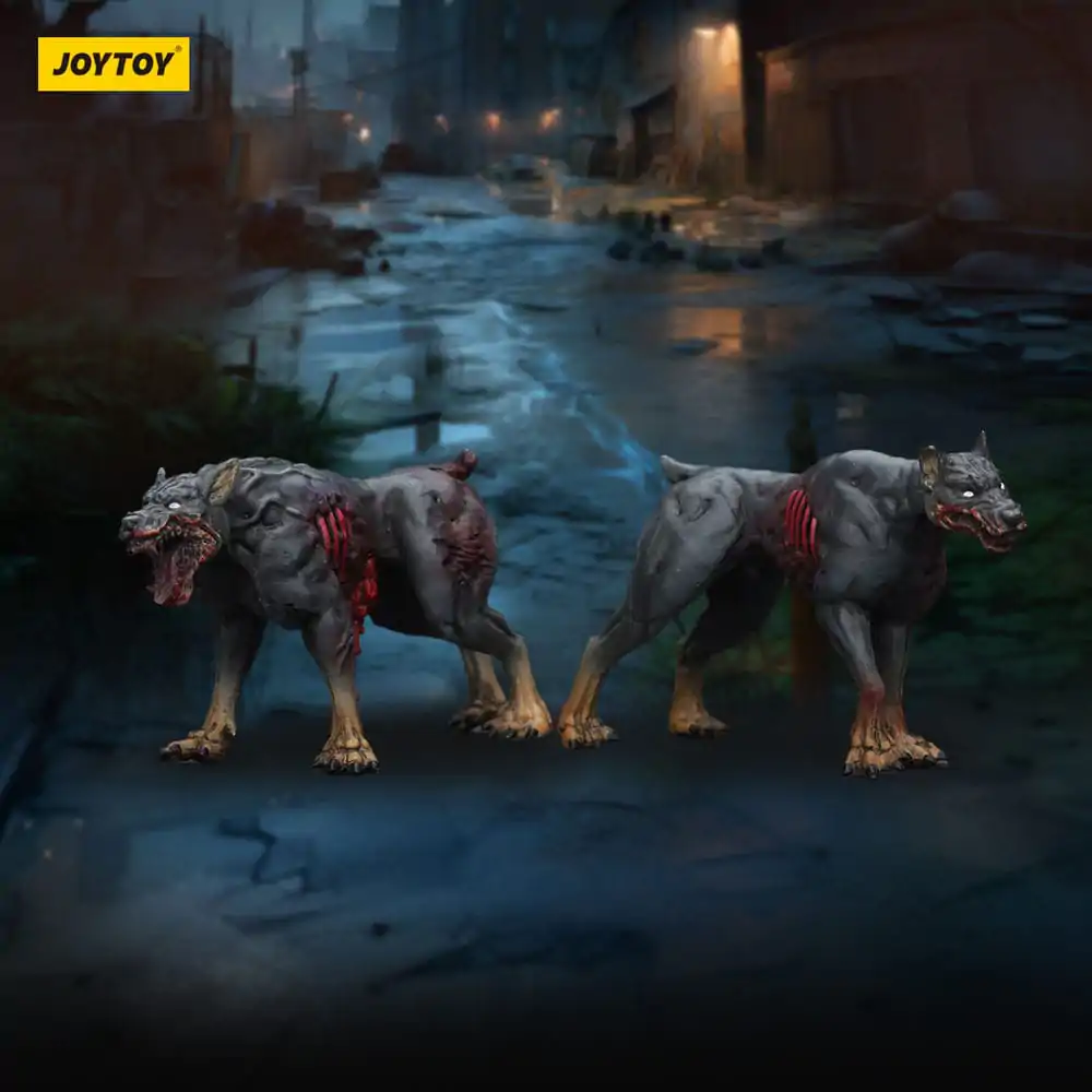 Zombie Dark Source Actionfiguren 2er-Pack Polizeihunde 8 cm Produktfoto