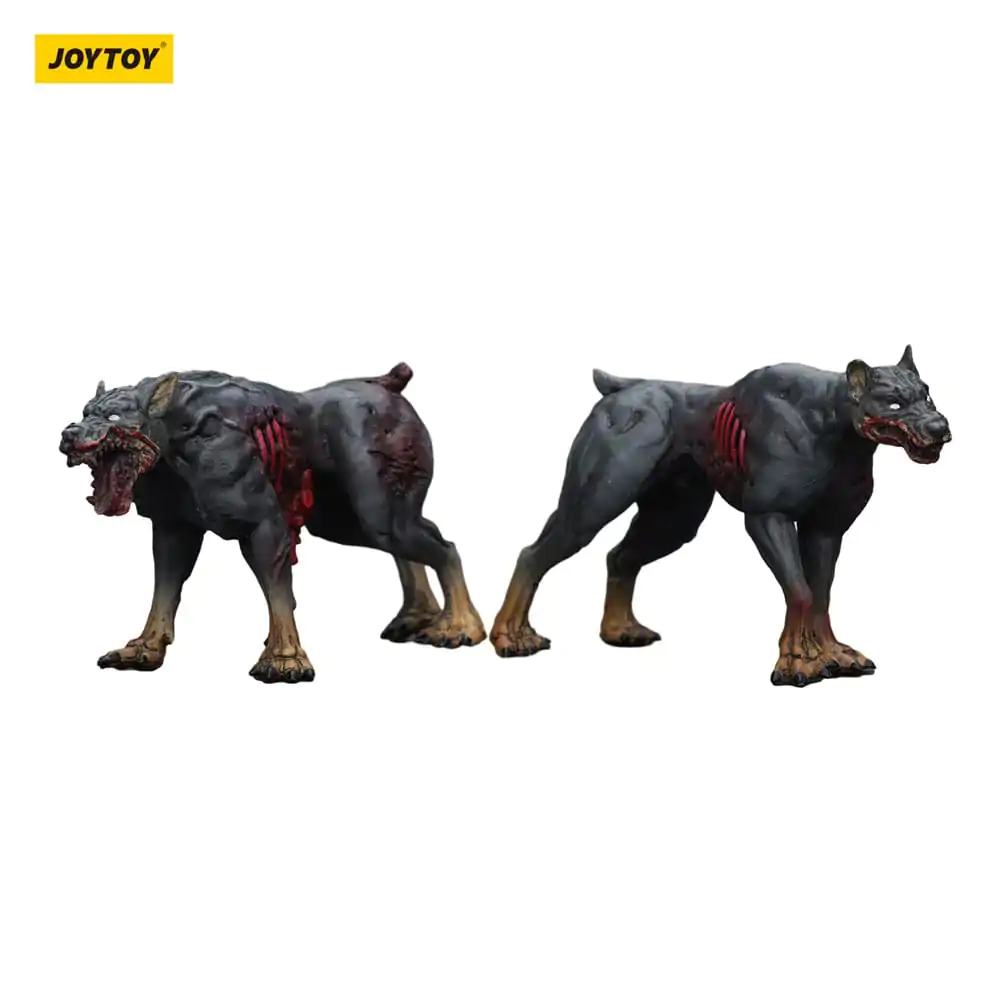 Zombie Dark Source Actionfiguren 2er-Pack Polizeihunde 8 cm Produktfoto