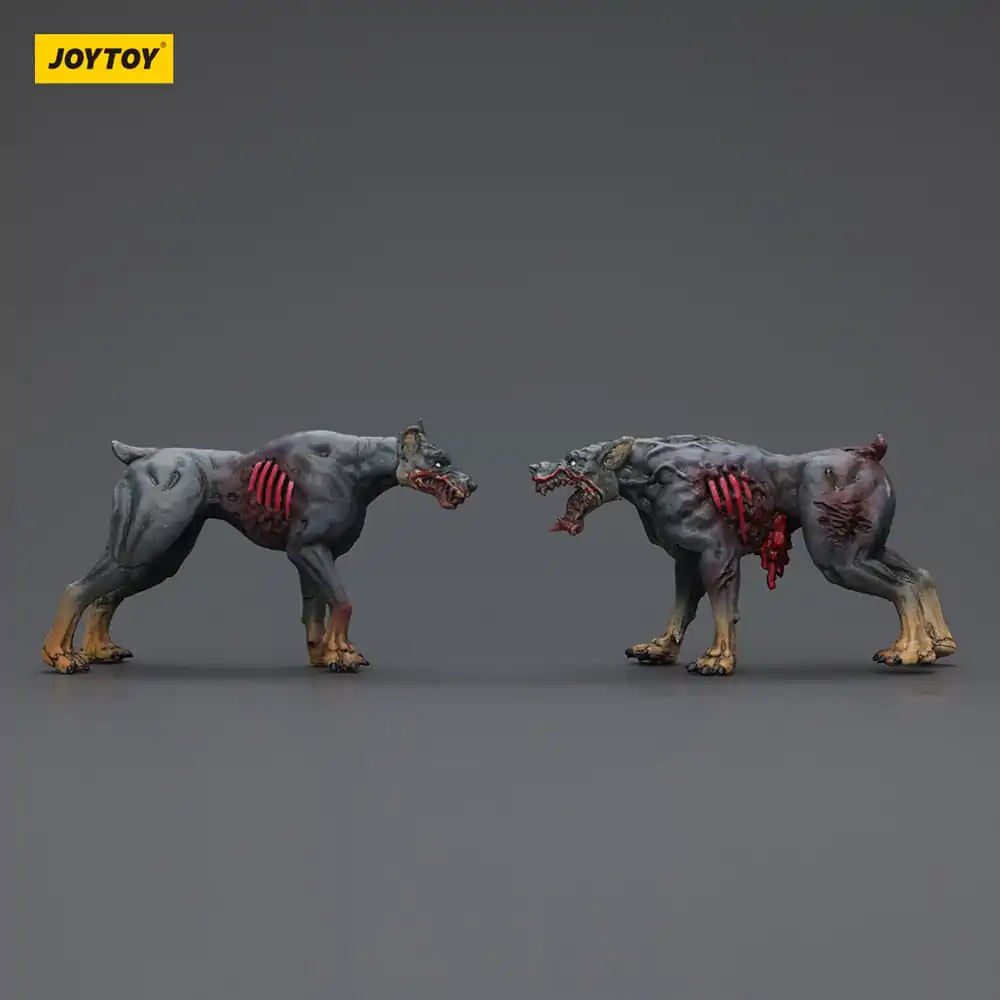 Zombie Dark Source Actionfiguren 2er-Pack Polizeihunde 8 cm Produktfoto