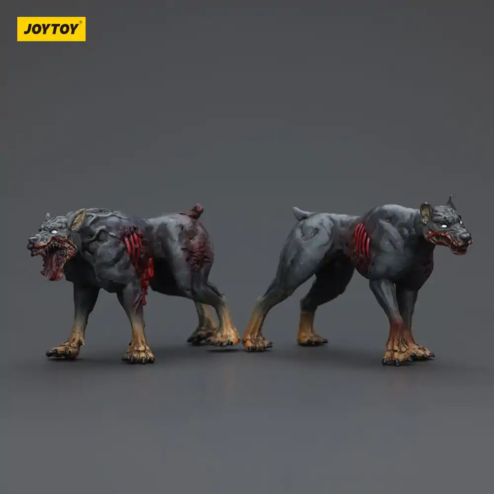 Zombie Dark Source Actionfiguren 2er-Pack Polizeihunde 8 cm Produktfoto