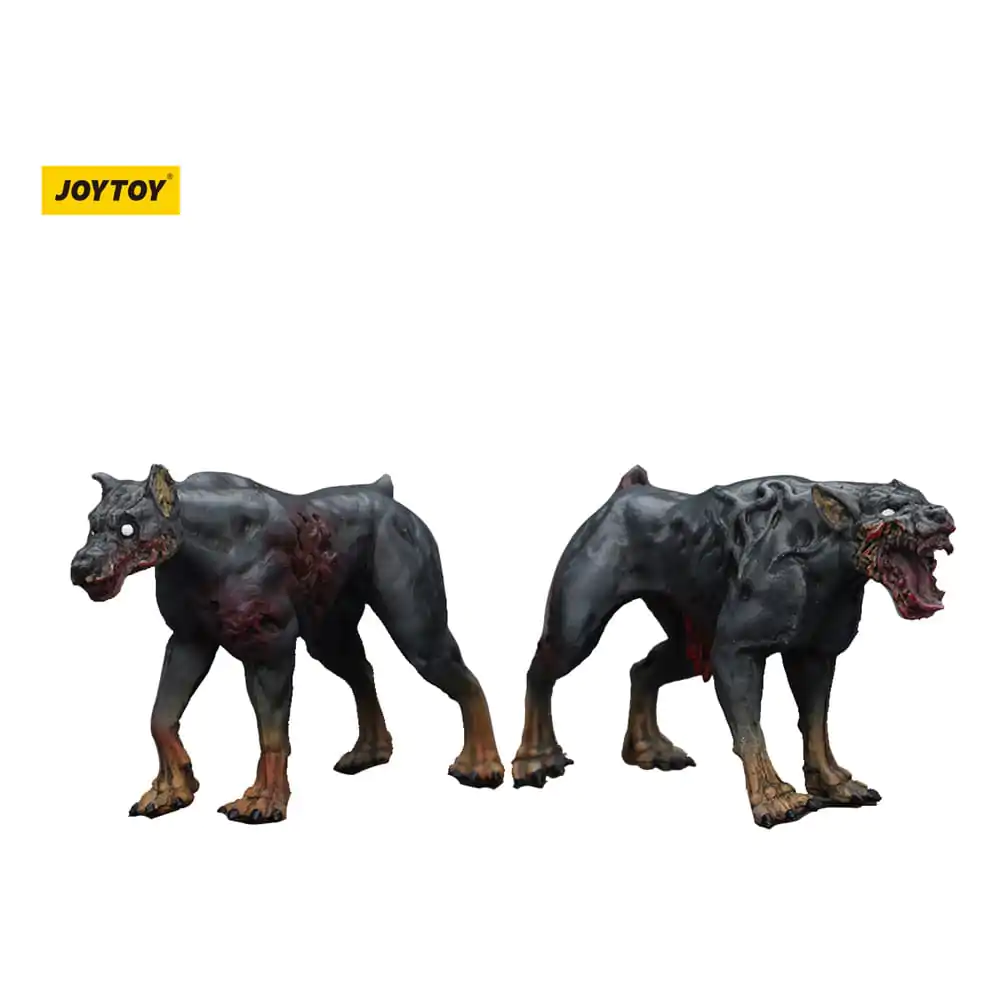 Zombie Dark Source Actionfiguren 2er-Pack Polizeihunde 8 cm Produktfoto