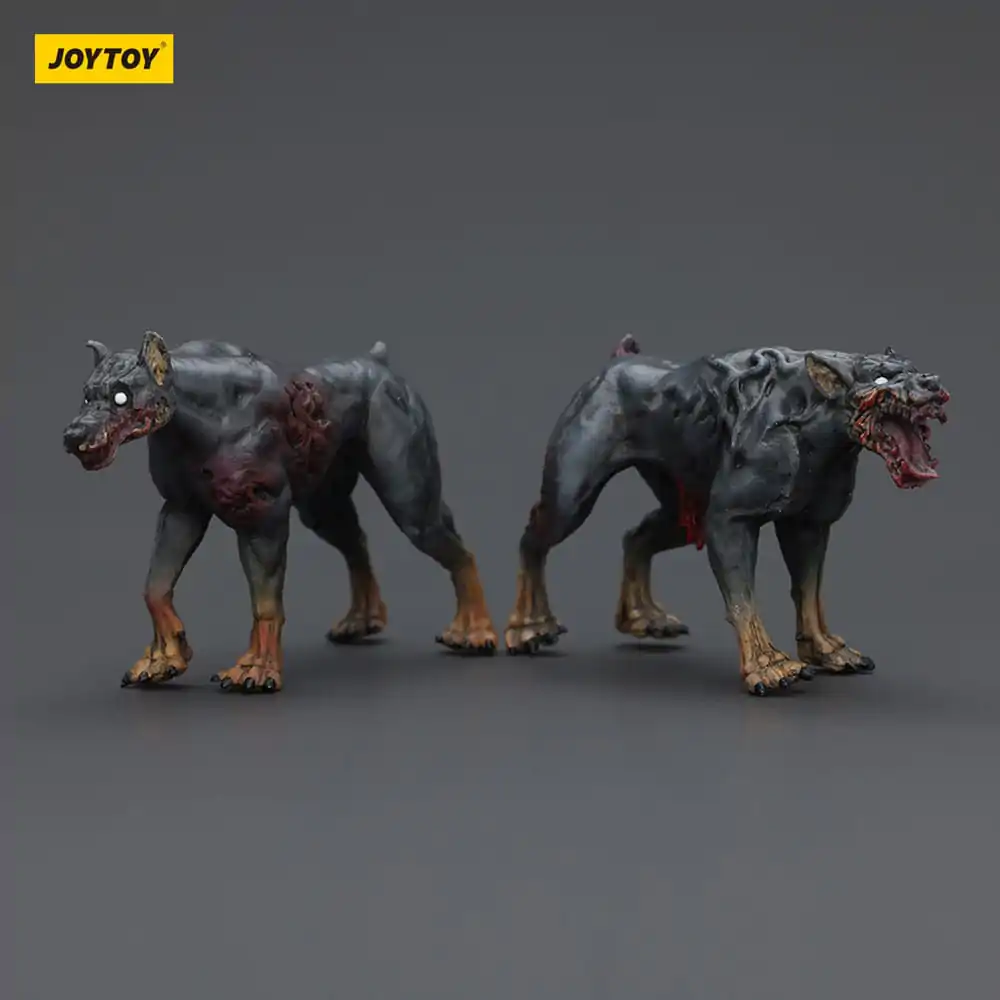 Zombie Dark Source Actionfiguren 2er-Pack Polizeihunde 8 cm Produktfoto