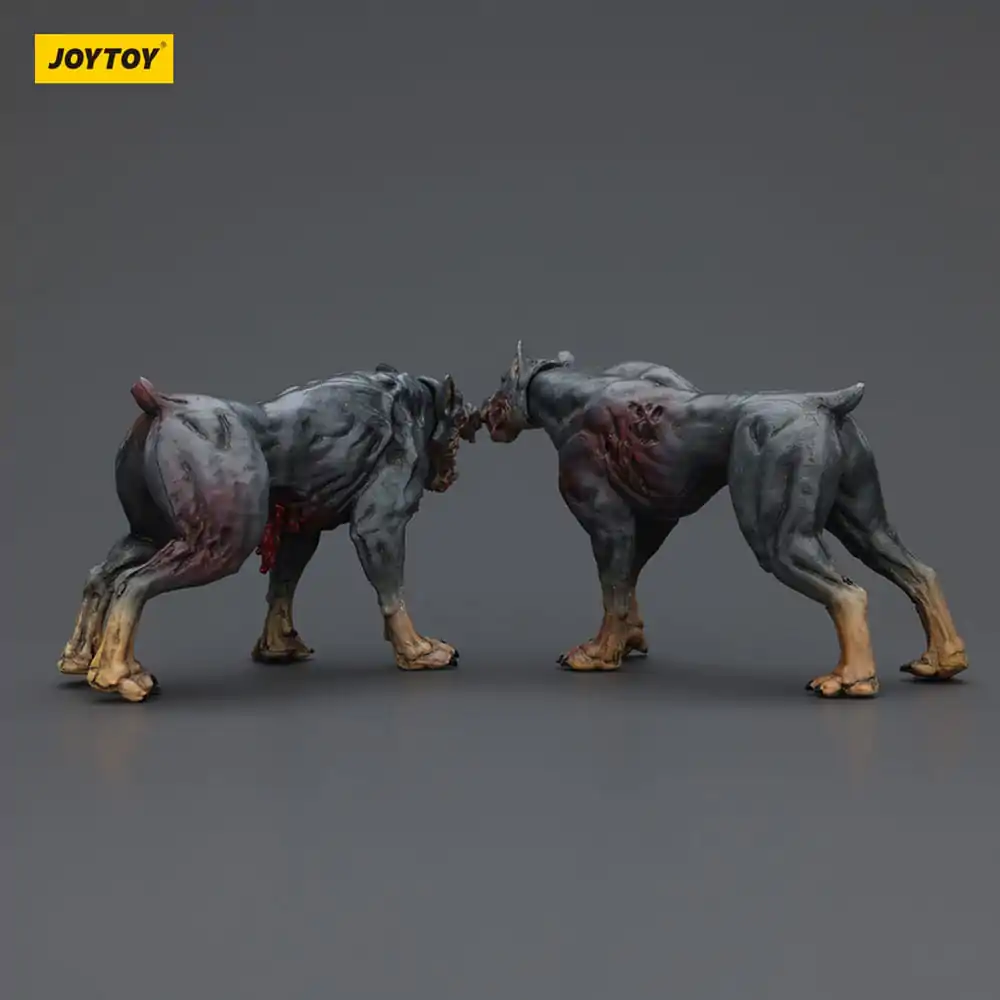 Zombie Dark Source Actionfiguren 2er-Pack Polizeihunde 8 cm Produktfoto