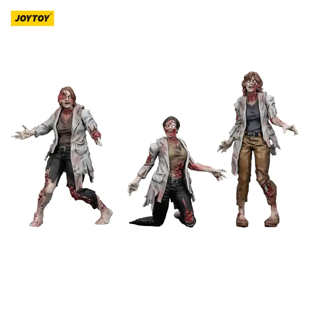 Zombie Dark Source Actionfiguren 3er-Pack Wissenschaftlerinnen (Weiblich) 8 cm Produktfoto