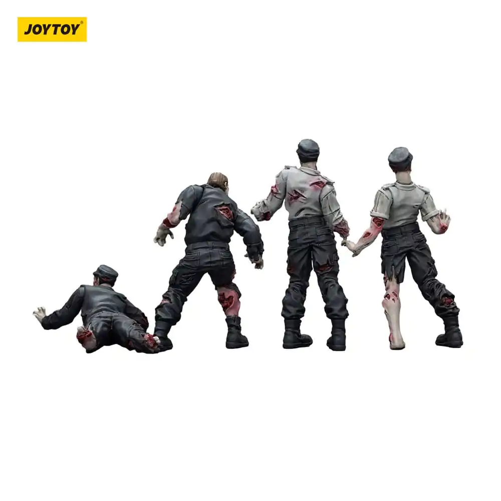 Zombie Dark Source Actionfiguren 4er-Pack Wachmänner 8 cm Produktfoto