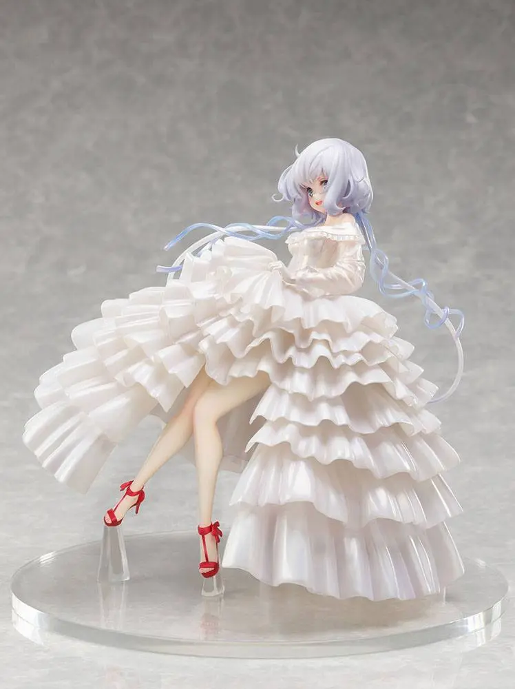 Zombie Land Saga Revenge PVC Statue 1/7 Junko Konno Wedding Dress 21 cm Produktfoto