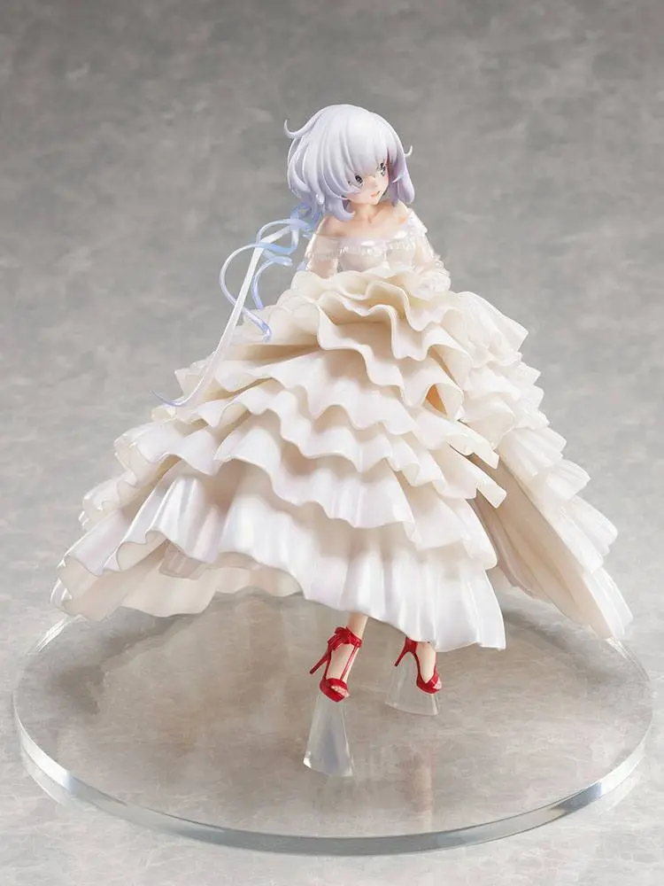 Zombie Land Saga Revenge PVC Statue 1/7 Junko Konno Wedding Dress 21 cm Produktfoto