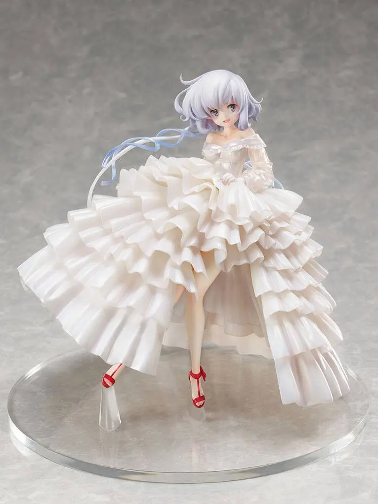 Zombie Land Saga Revenge PVC Statue 1/7 Junko Konno Wedding Dress 21 cm Produktfoto