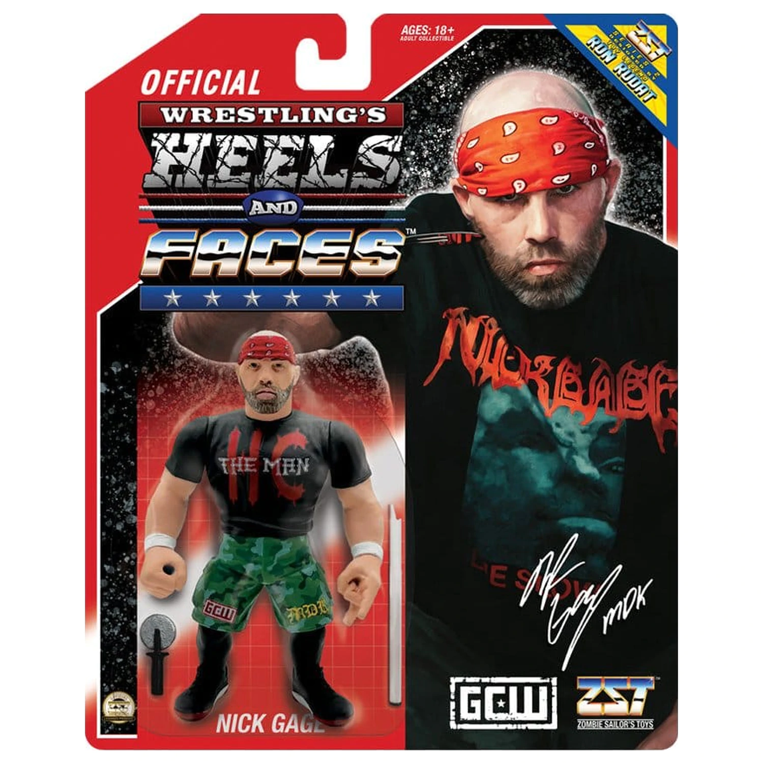 Zombie Sailor's Toys Actionfigur Nick Gage 11 cm Produktfoto