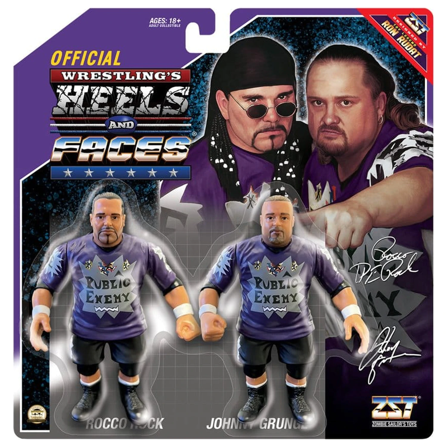 Zombie Sailor's Toys Actionfiguren 2er-Pack Rocco Rock and Johnny Grunge Public Enemy 11 cm Produktfoto