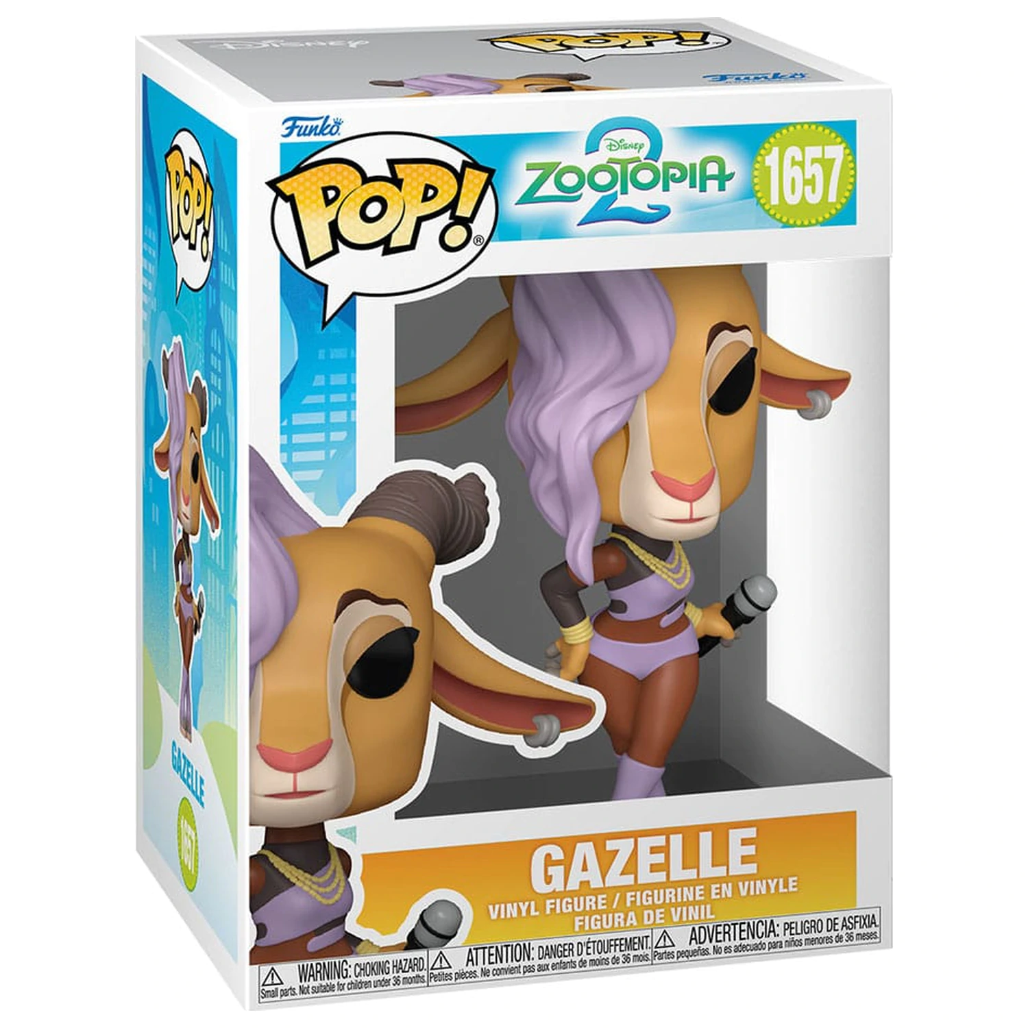 Zootopia 2 Funko POP! Movies Vinyl Figur Gazelle 9 cm Produktfoto