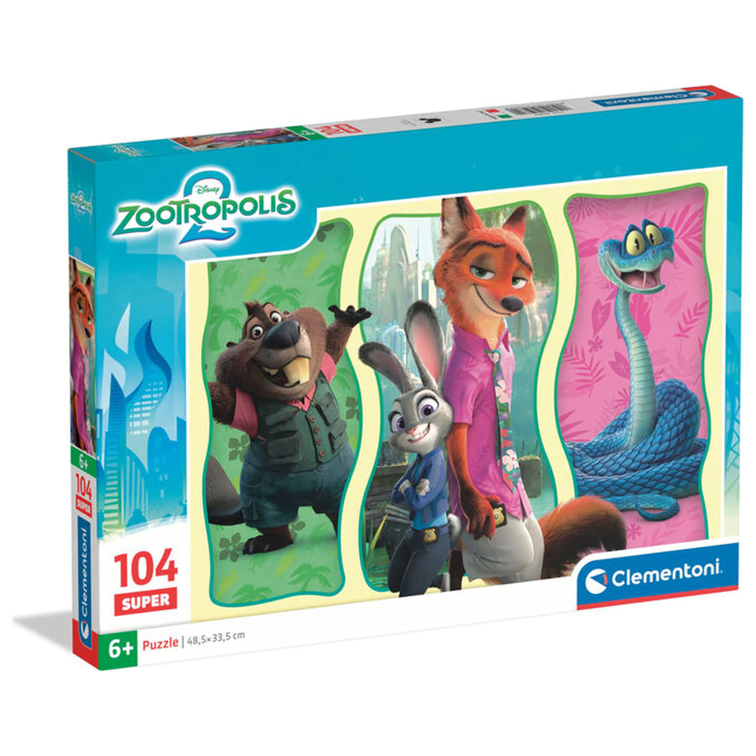 Zootopia 2 Puzzle 104 Teile Produktfoto