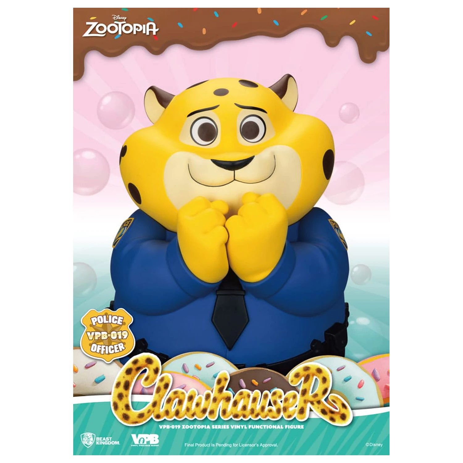 Zootopia Piggy Vinyl Spardose Clawhauser 40 cm Produktfoto