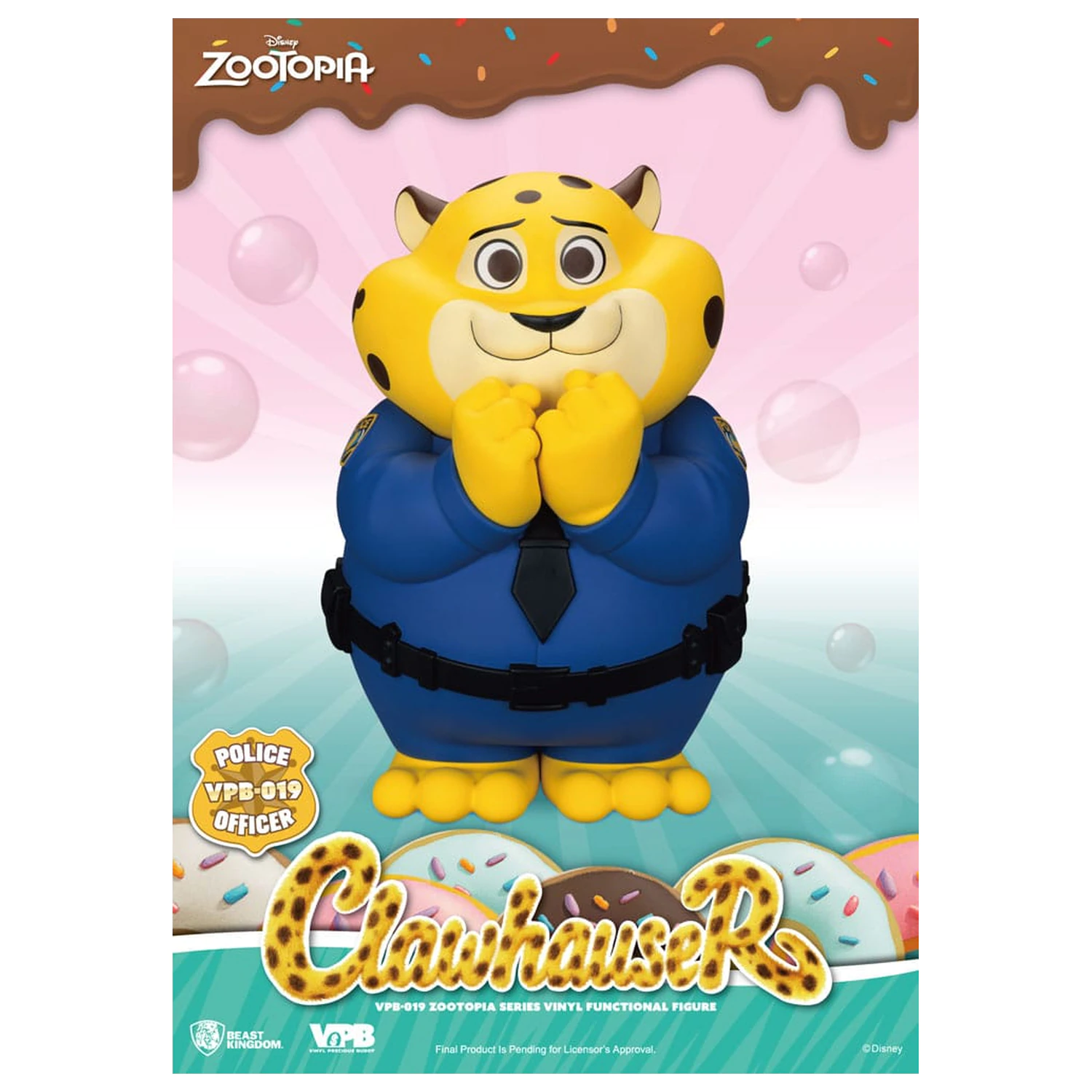 Zootopia Piggy Vinyl Spardose Clawhauser 40 cm Produktfoto
