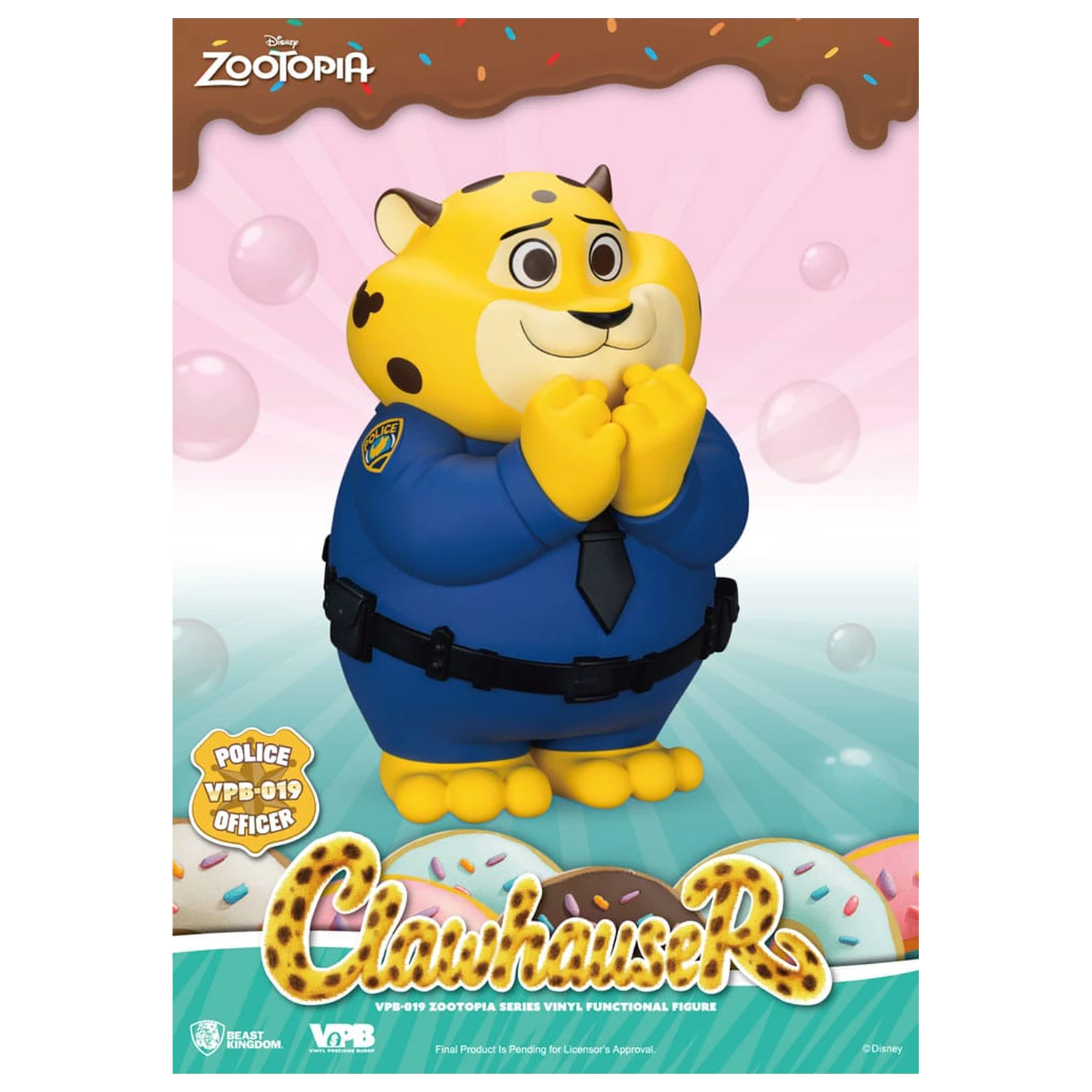 Zootopia Piggy Vinyl Spardose Clawhauser 40 cm Produktfoto