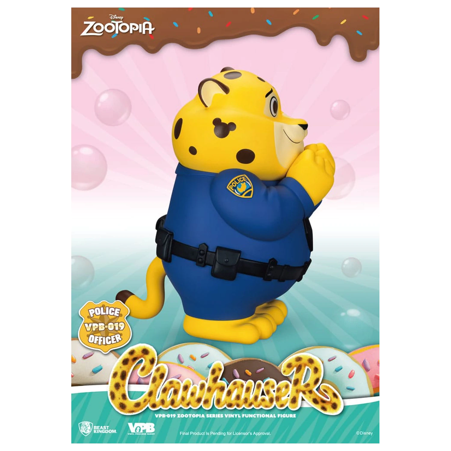 Zootopia Piggy Vinyl Spardose Clawhauser 40 cm Produktfoto