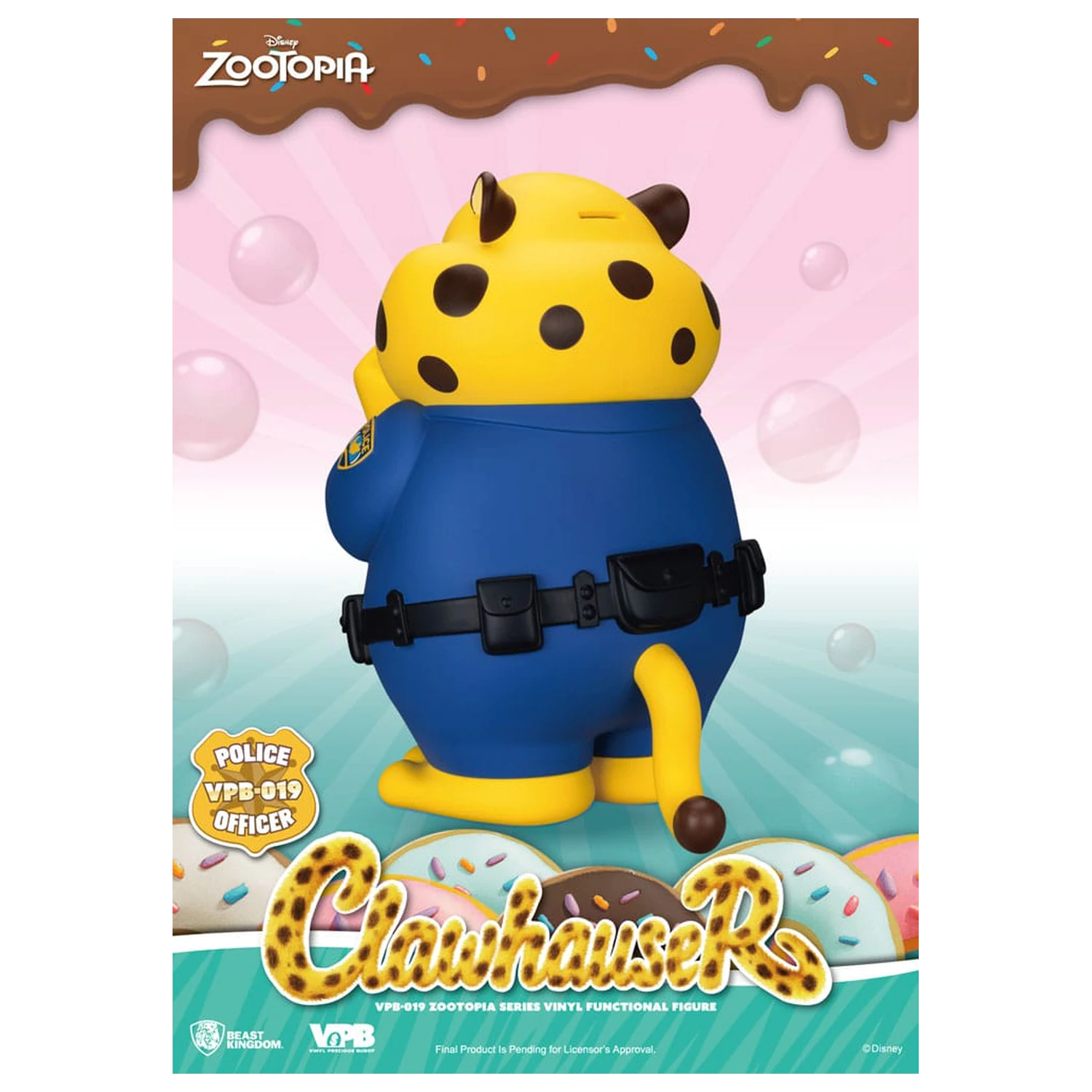 Zootopia Piggy Vinyl Spardose Clawhauser 40 cm Produktfoto