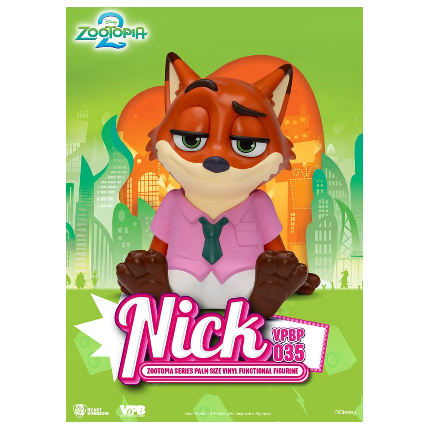 Zootopia Piggy Vinyl Bank Nick 15 cm Produktfoto