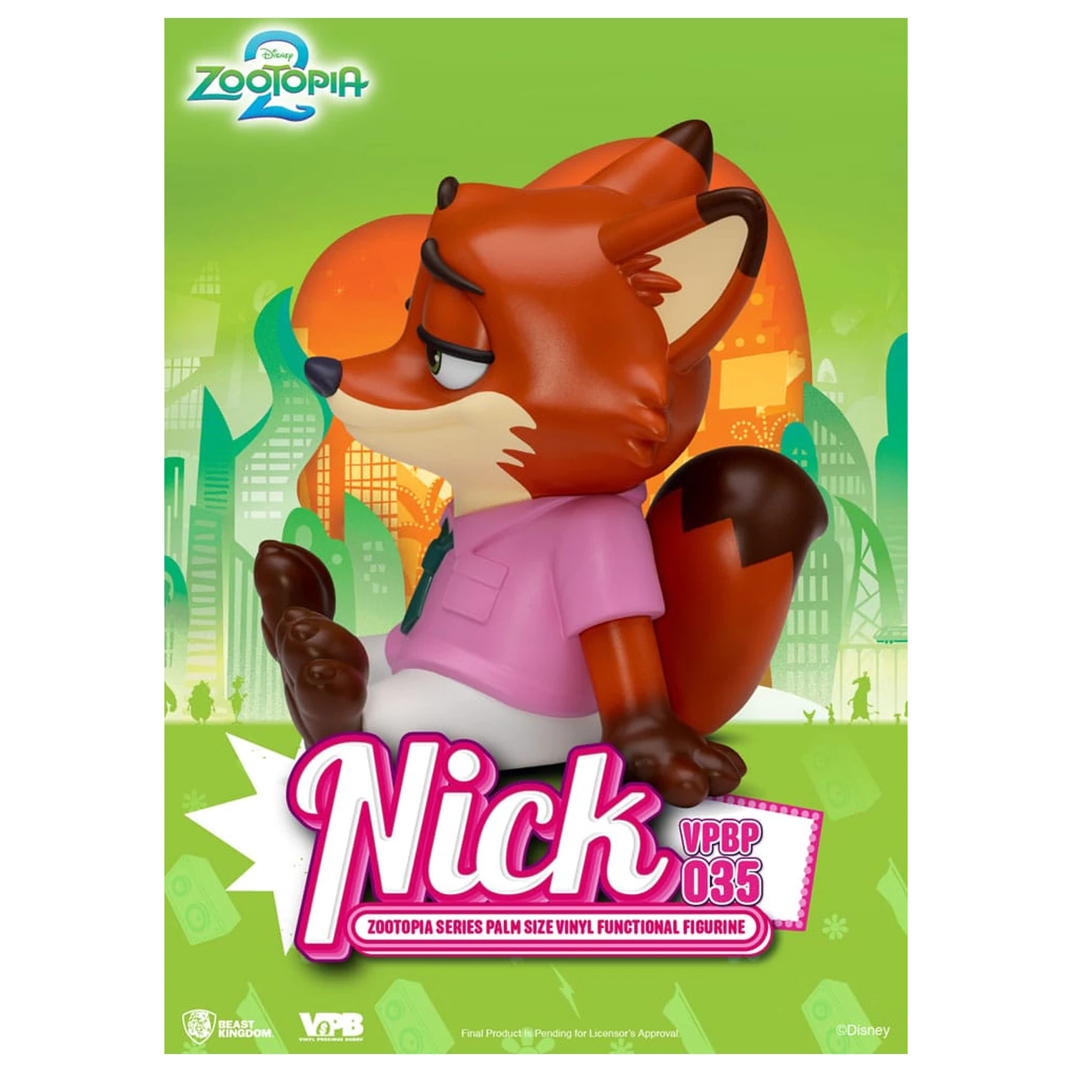 Zootopia Piggy Vinyl Bank Nick 15 cm Produktfoto