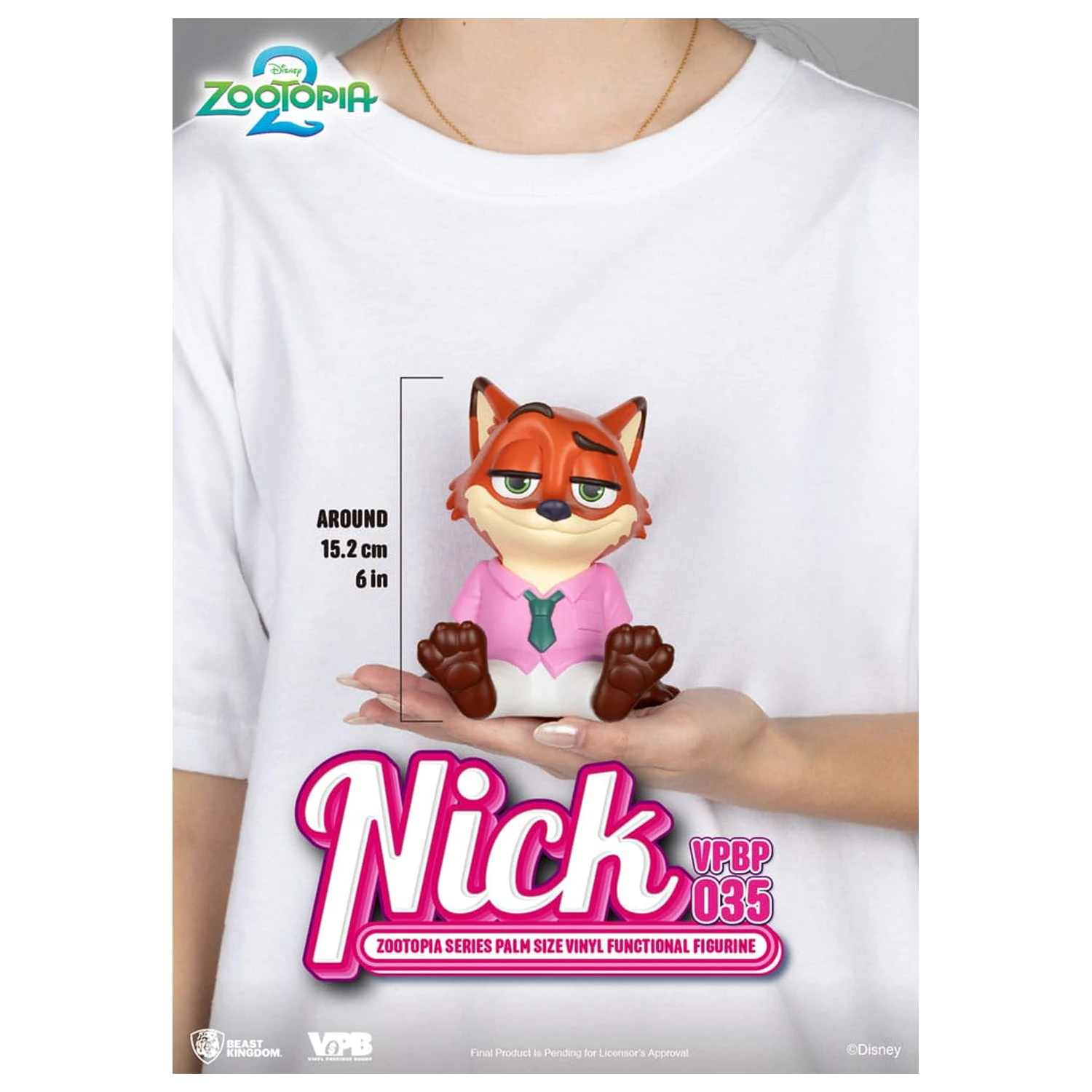 Zootopia Piggy Vinyl Bank Nick 15 cm Produktfoto
