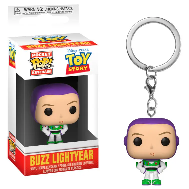 Toy Story Pocket POP! Vinyl Schlüsselanhänger Buzz 4 cm Produktfoto