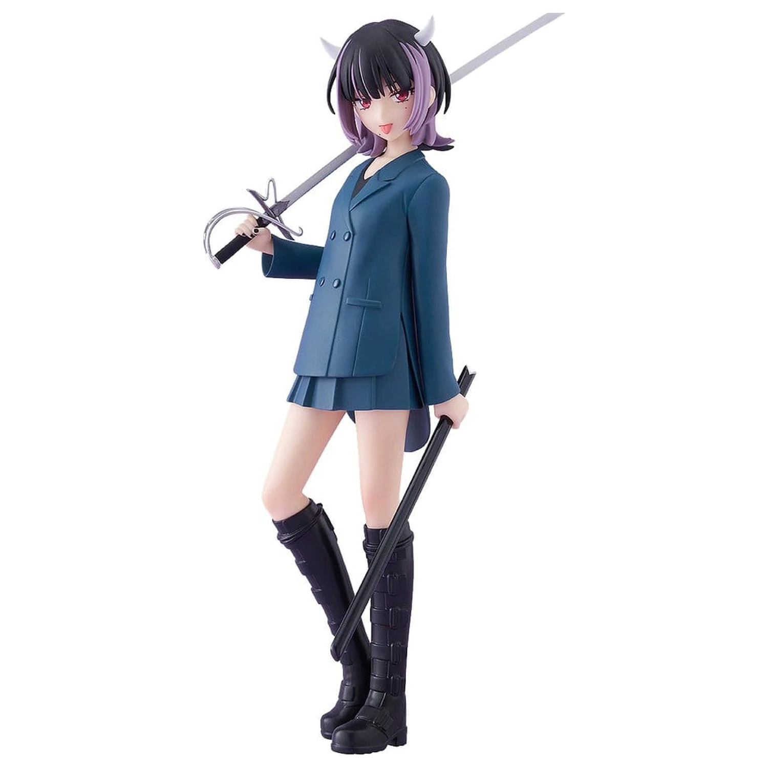 Zutto Mayonaka De Iinoni Pop Up Parade PVC Figur Nira-chan Devil (Time Left) 17 cm Produktfoto