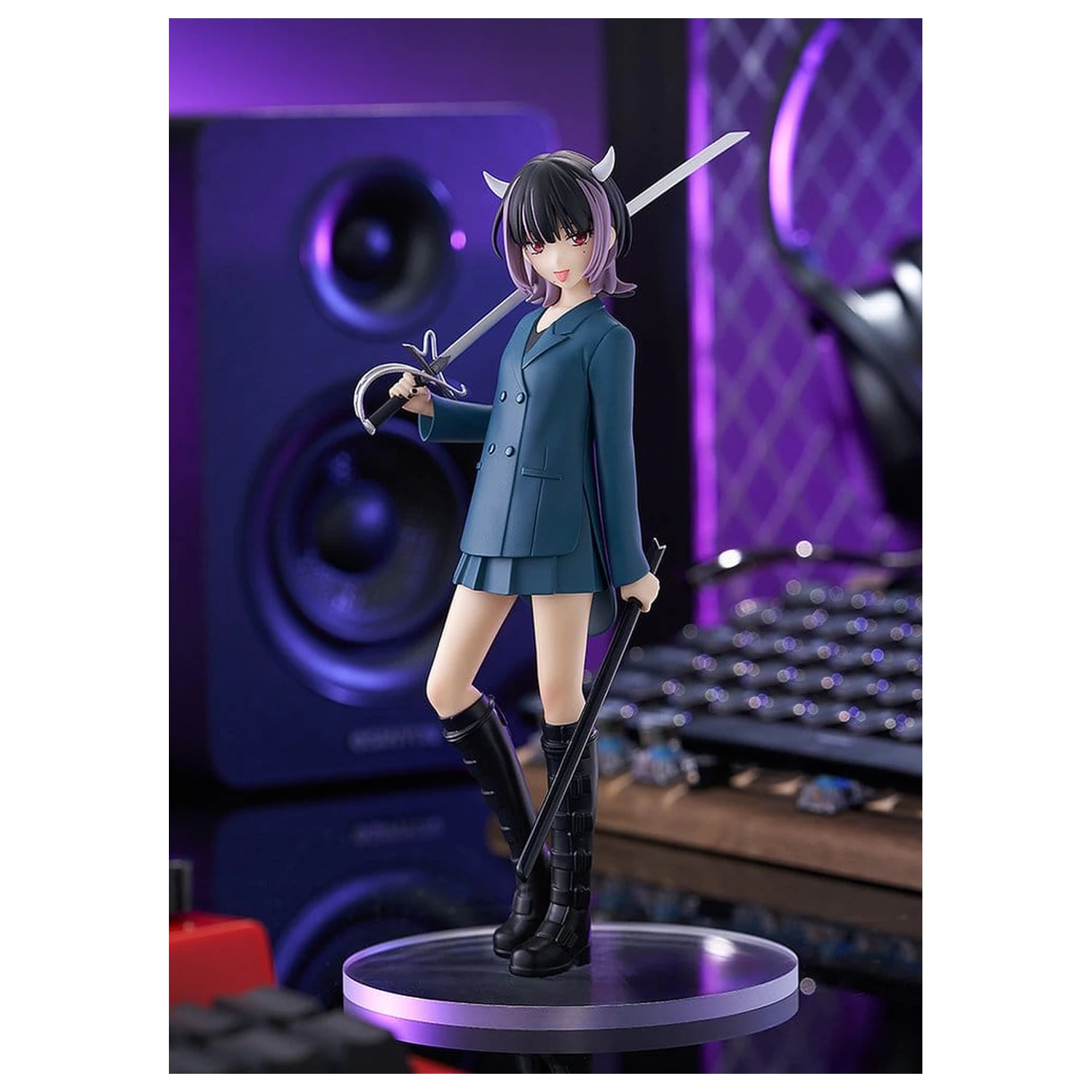 Zutto Mayonaka De Iinoni Pop Up Parade PVC Figur Nira-chan Devil (Time Left) 17 cm Produktfoto