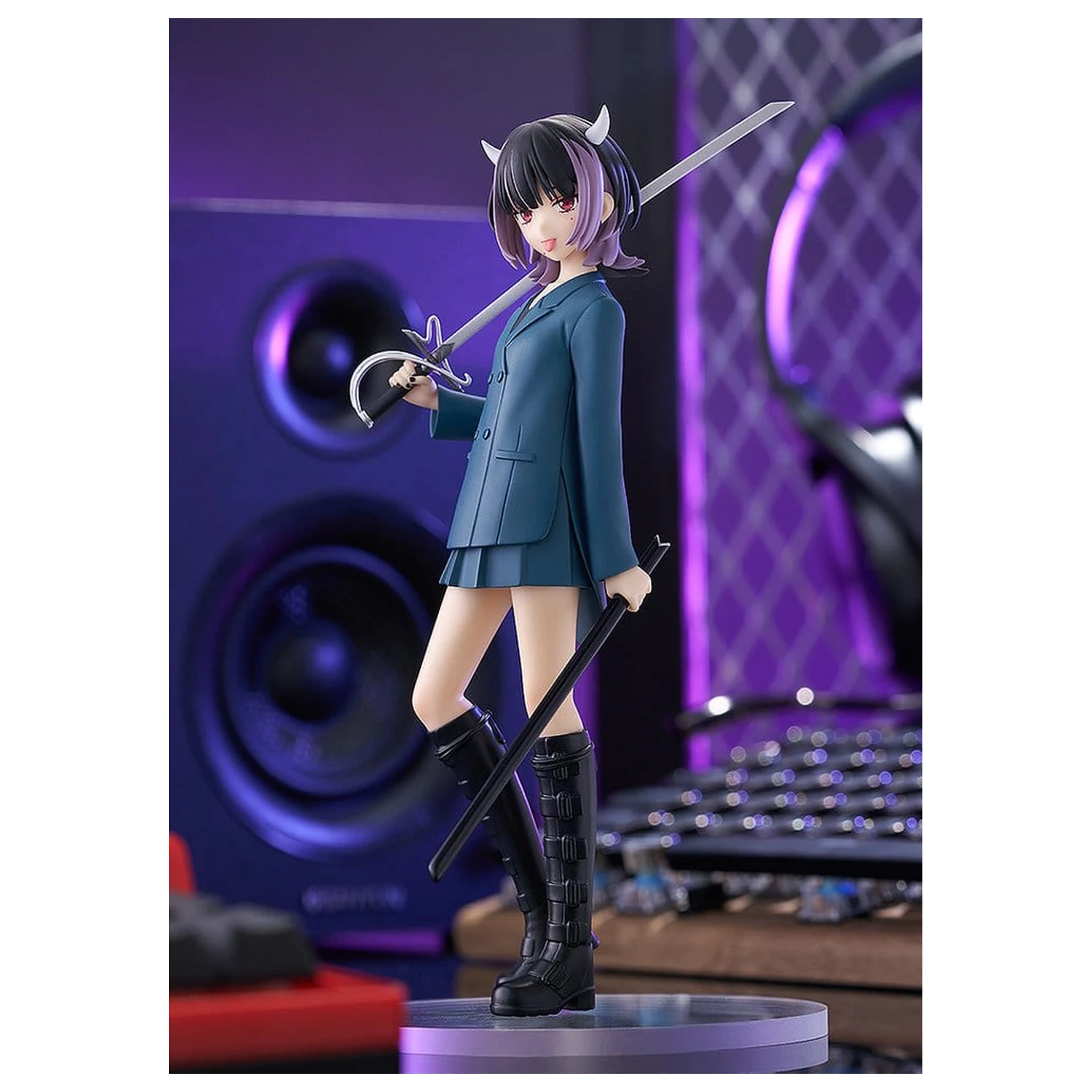 Zutto Mayonaka De Iinoni Pop Up Parade PVC Figur Nira-chan Devil (Time Left) 17 cm Produktfoto