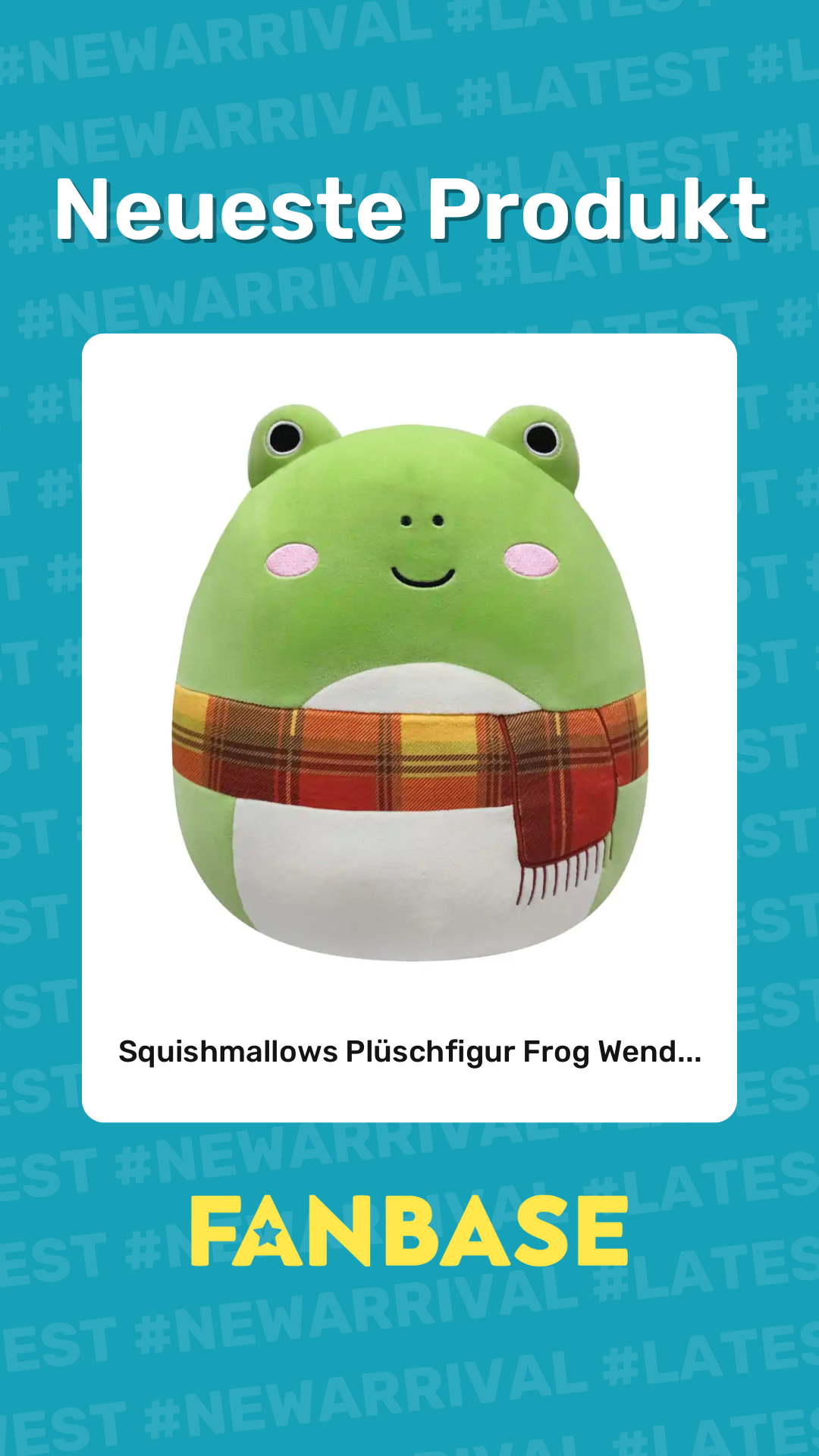 Neueste Produkt: Squishmallows Plüschfigur Frog Wend...