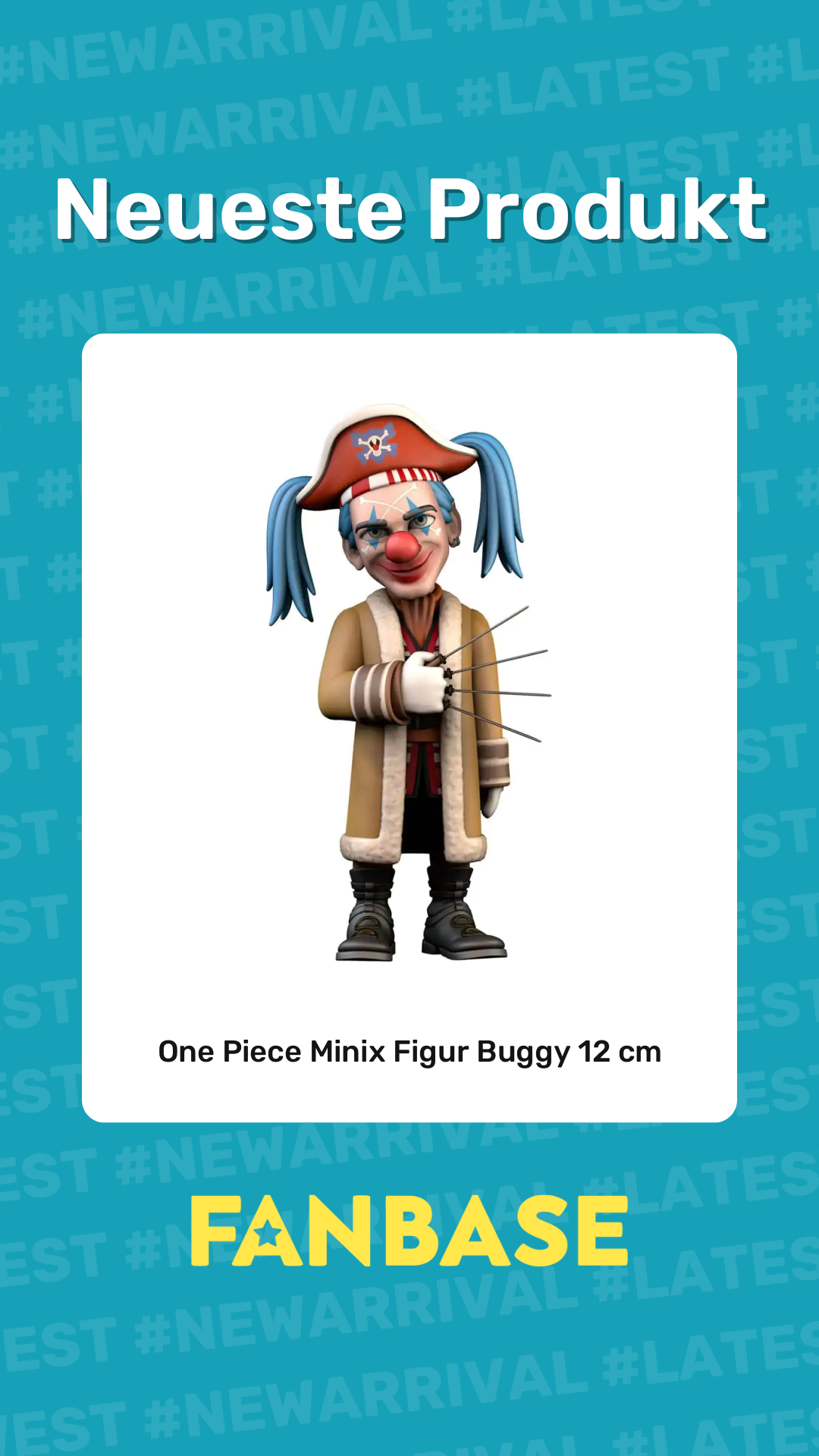 Neueste Produkt: One Piece Minix Figur Buggy 12 cm