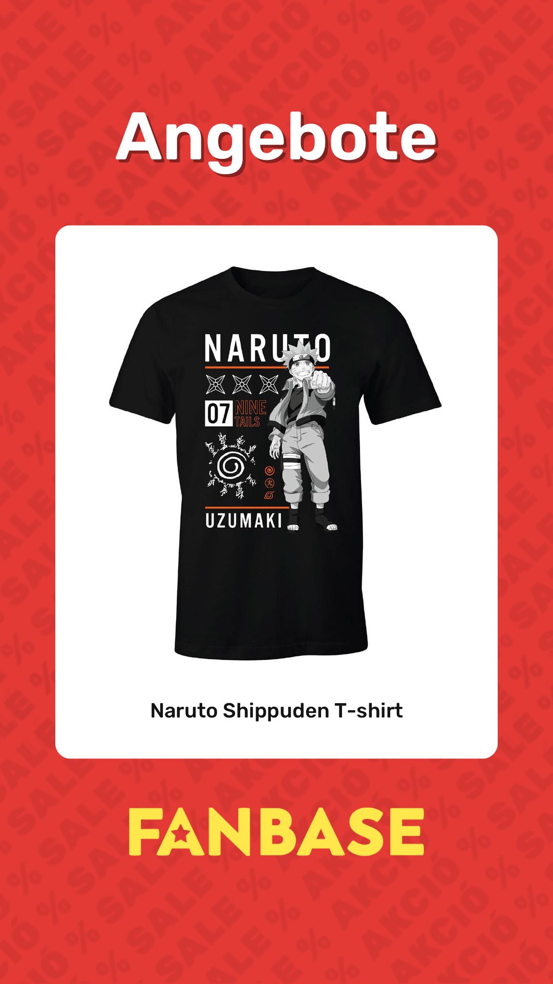 Angebote: Naruto Shippuden T-shirt