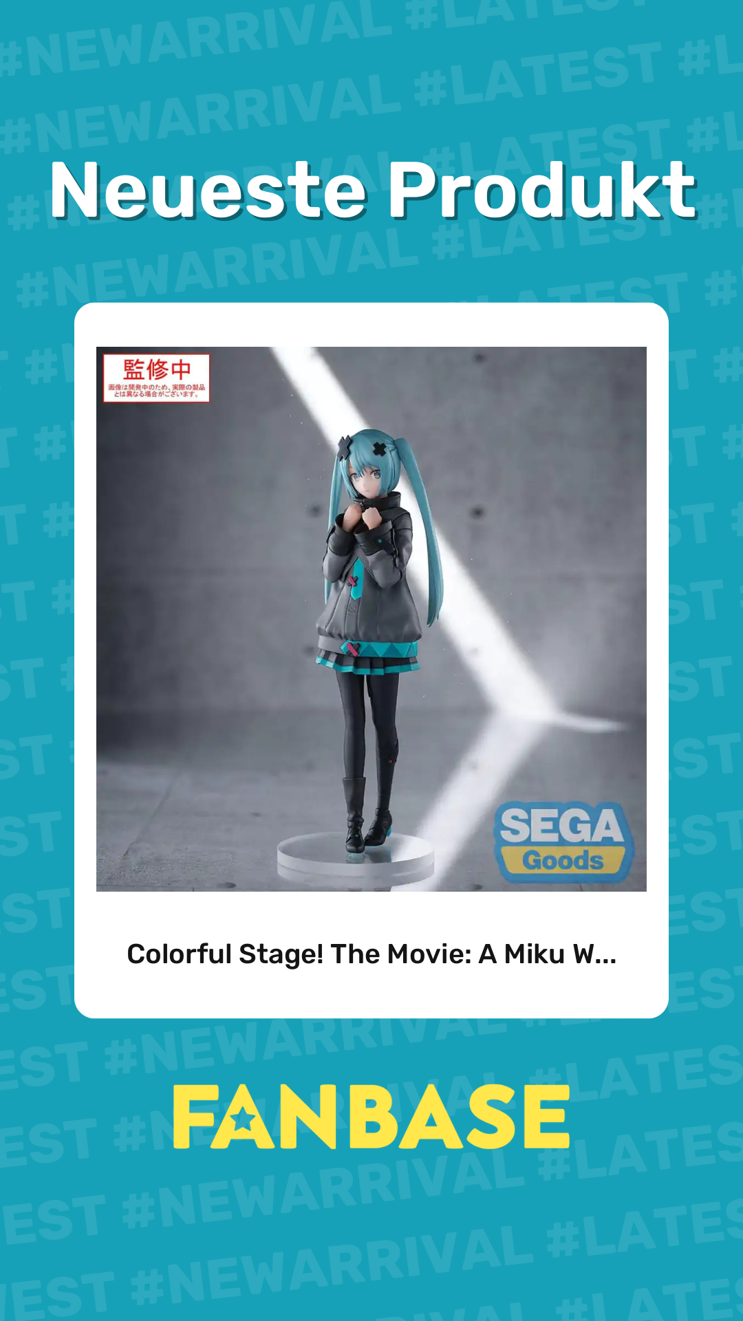 Neueste Produkt: Colorful Stage! The Movie: A Miku W...