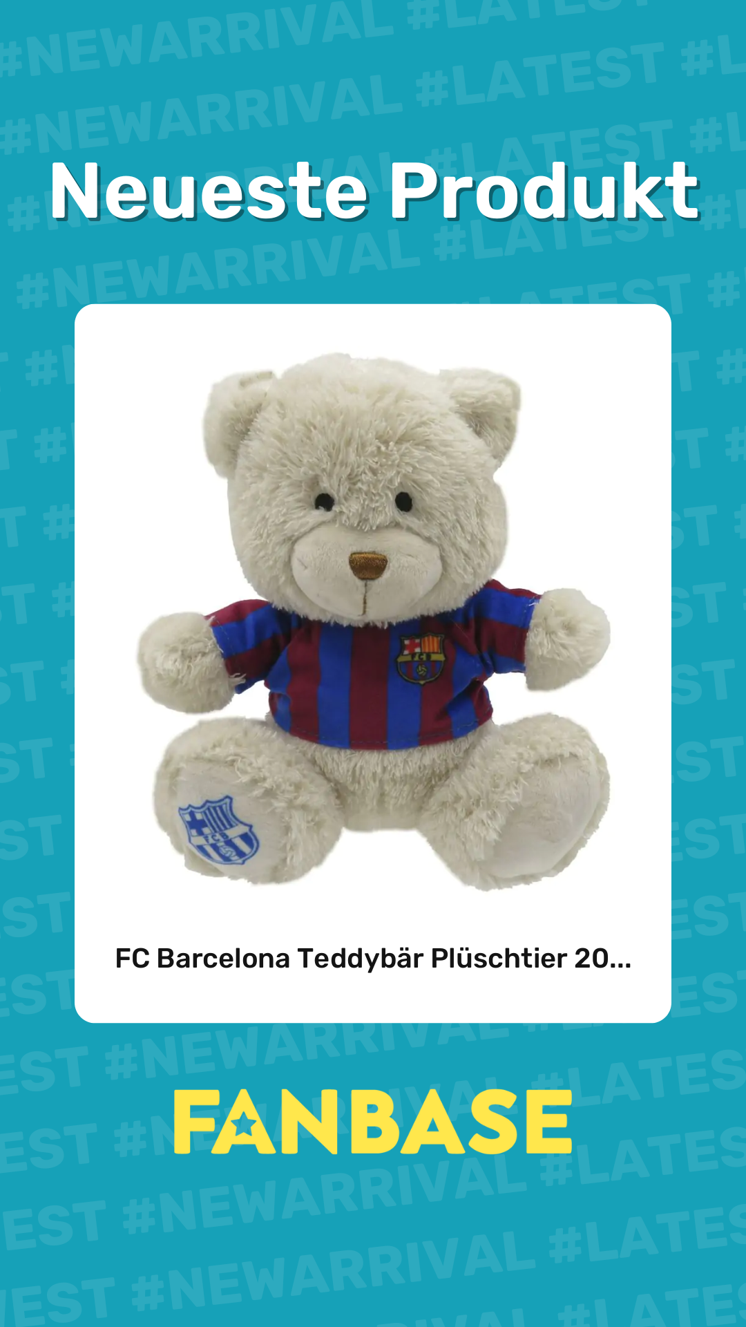 Neueste Produkt: FC Barcelona Teddybär Plüschtier 20...