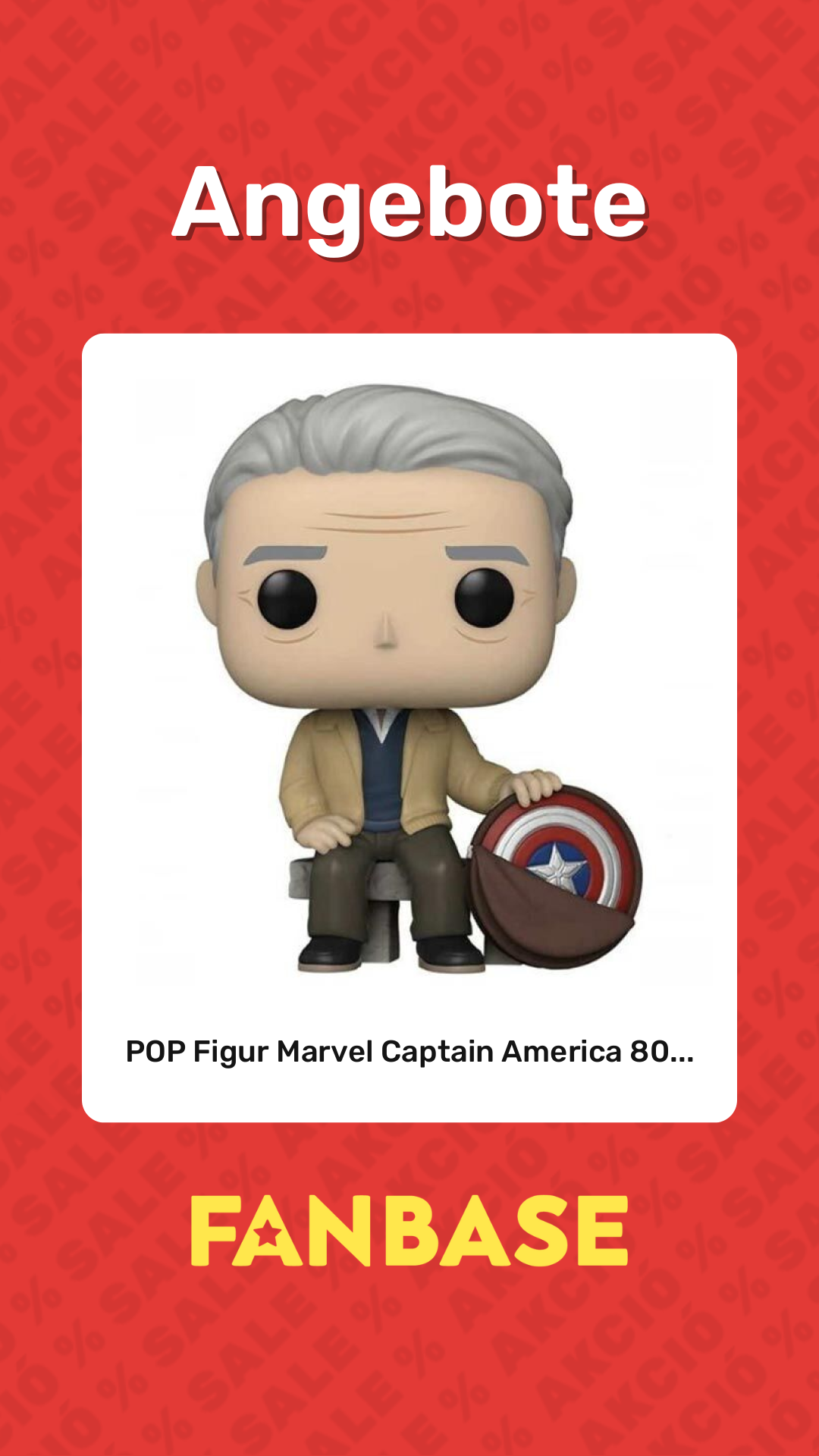 Angebote: POP Figur Marvel Captain America 80...