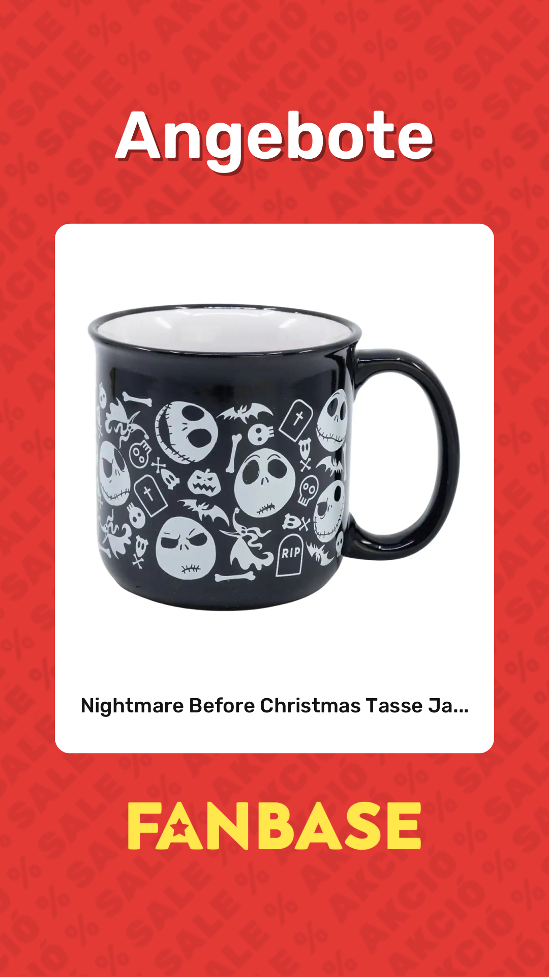 Angebote: Nightmare Before Christmas Tasse Ja...