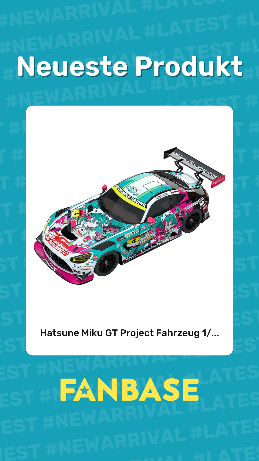 Neueste Produkt: Hatsune Miku GT Project Fahrzeug 1/...