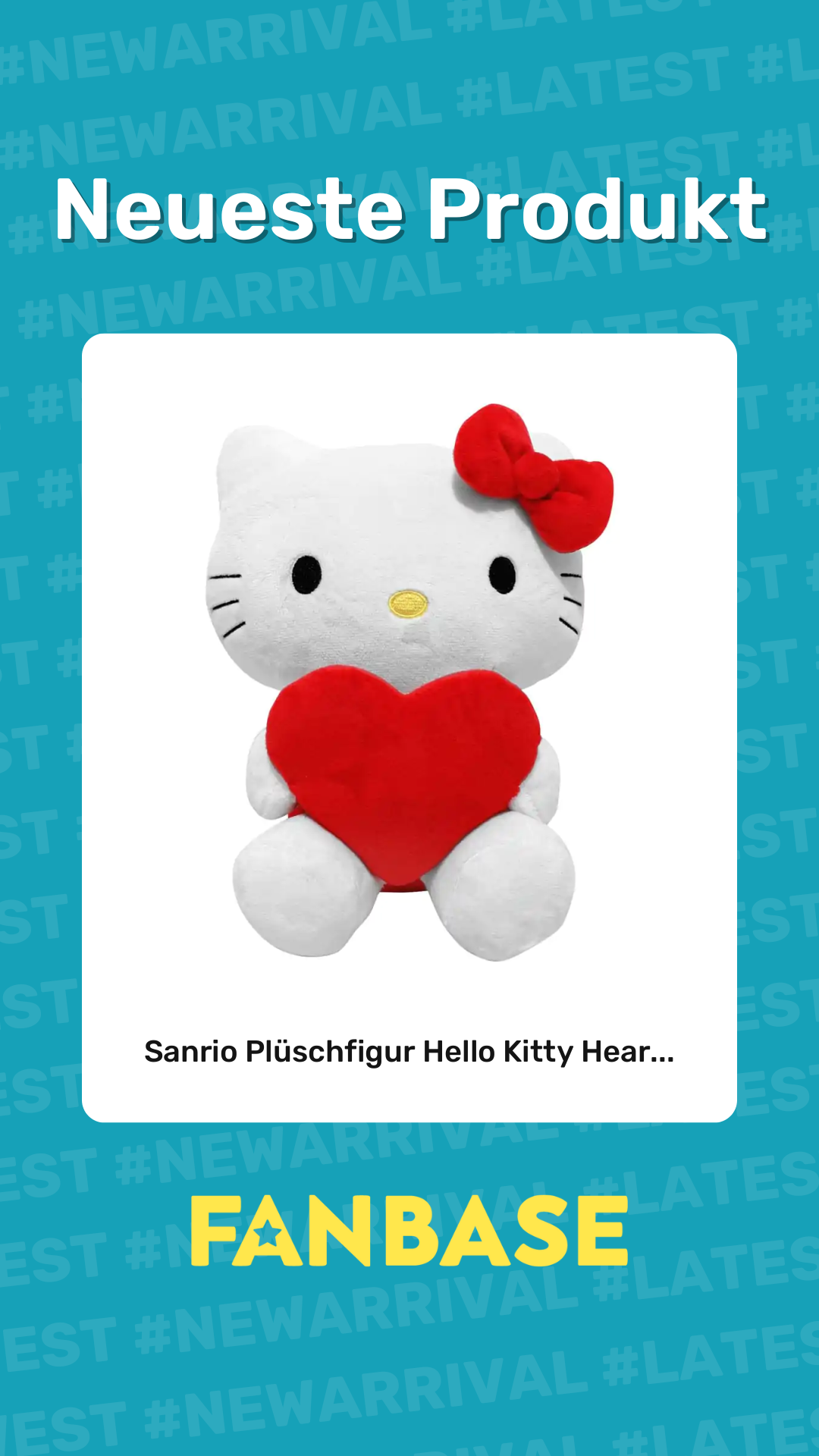 Neueste Produkt: Sanrio Plüschfigur Hello Kitty Hear...