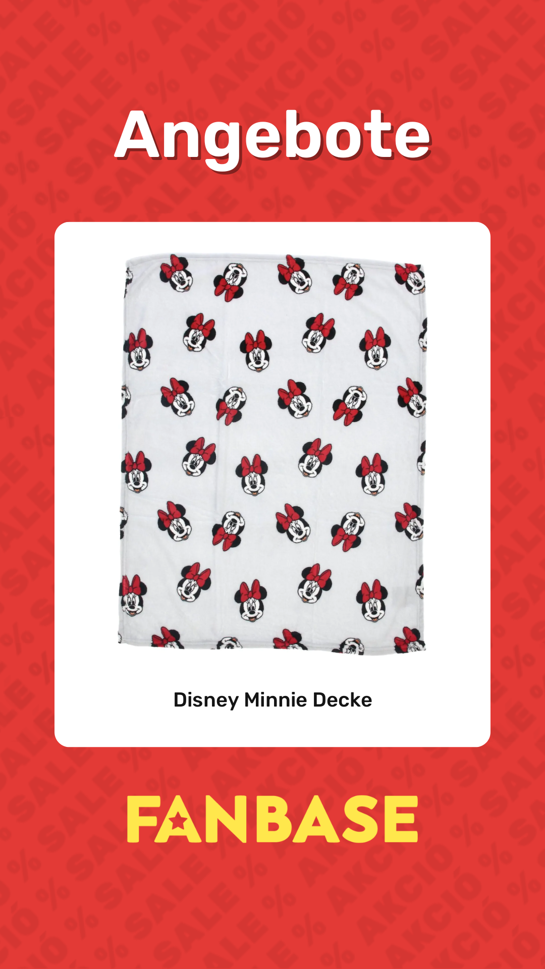 Angebote: Disney Minnie Decke