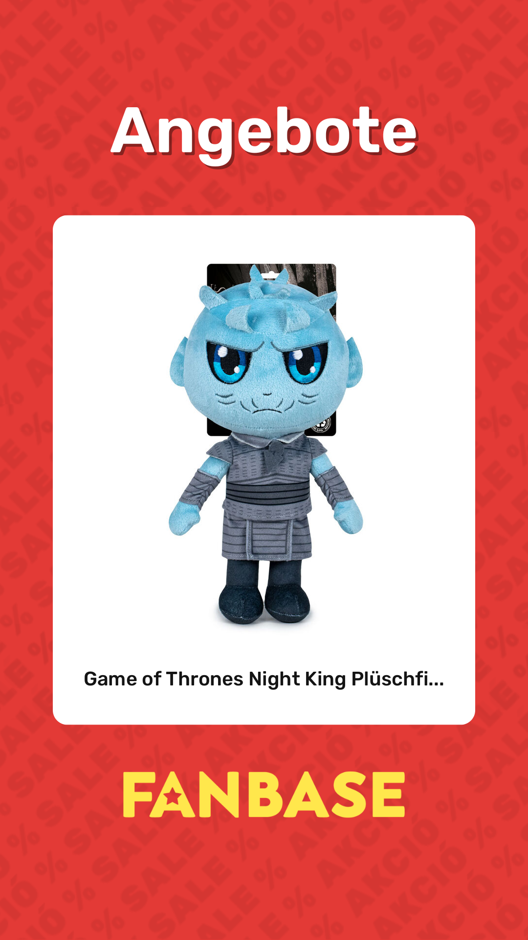 Angebote: Game of Thrones Night King Plüschfi...