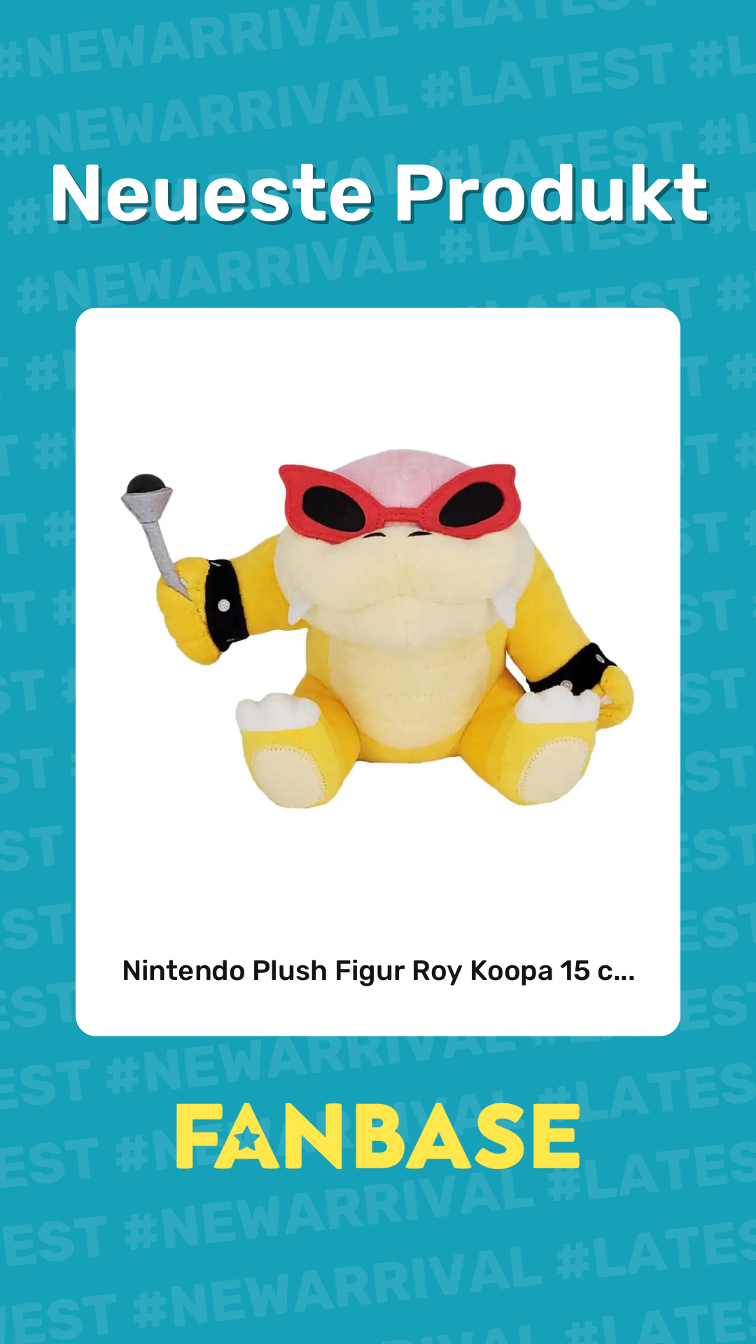 Neueste Produkt: Nintendo Plush Figur Roy Koopa 15 c...