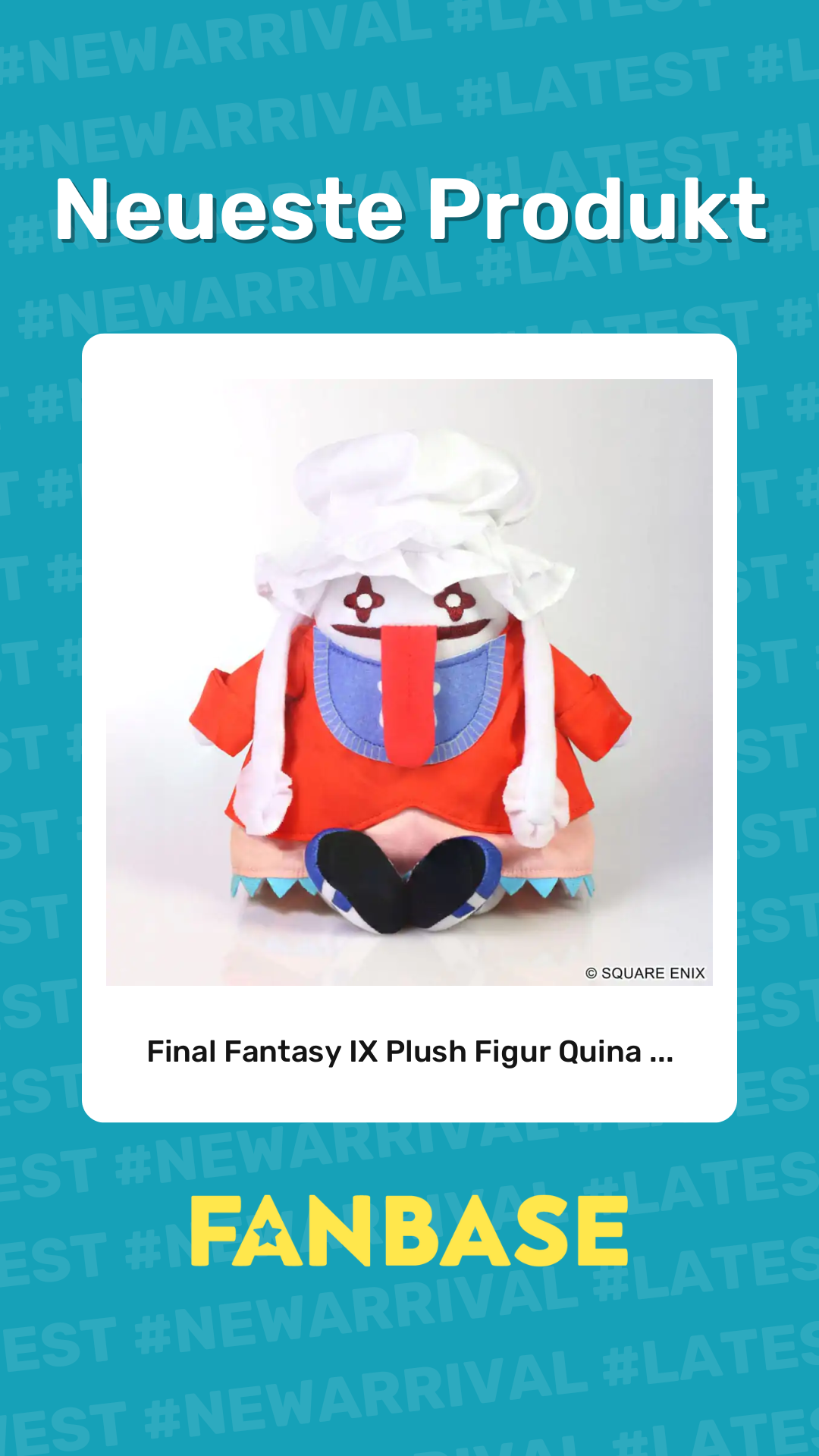Neueste Produkt: Final Fantasy IX Plush Figur Quina ...