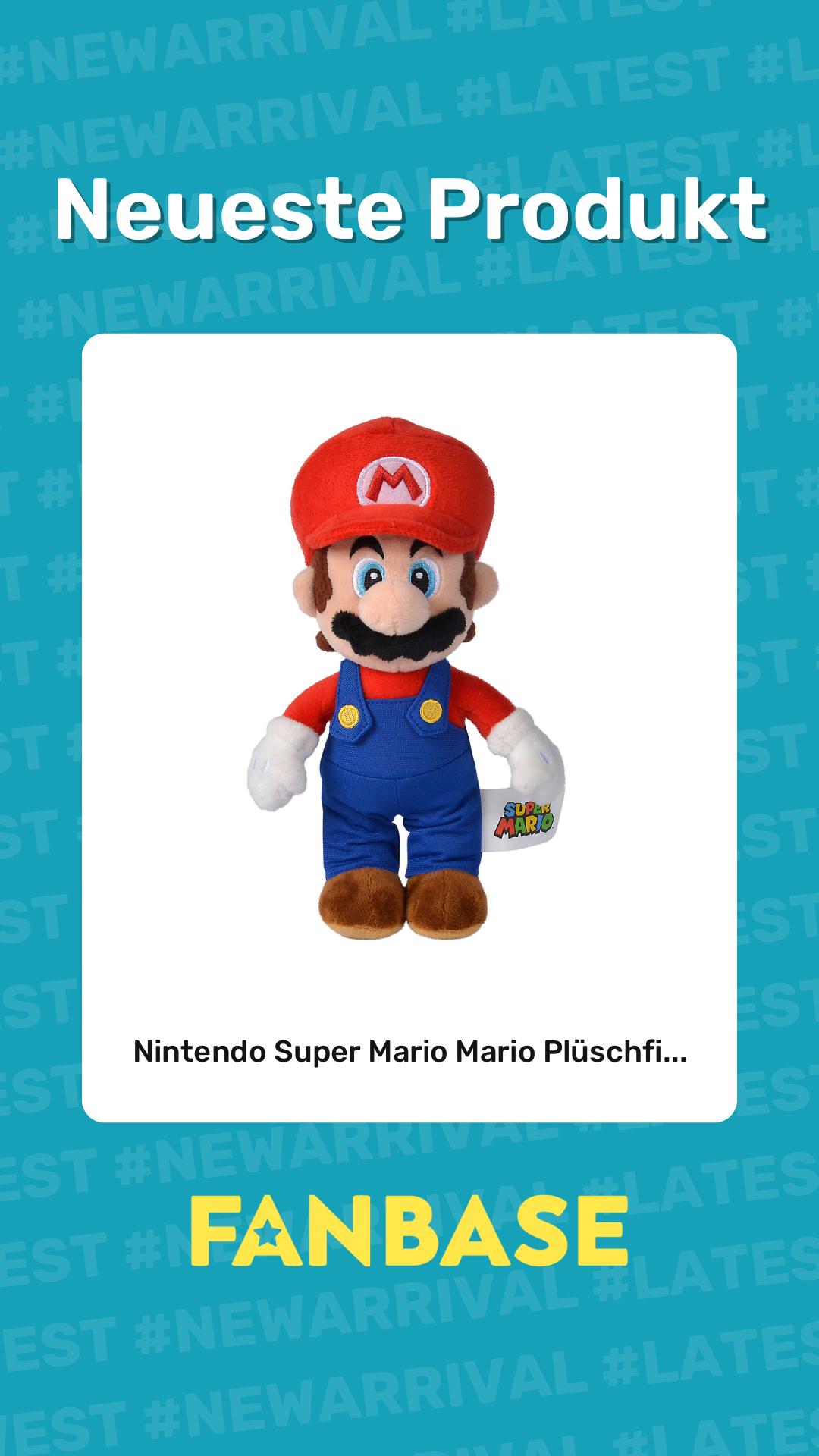 Neueste Produkt: Nintendo Super Mario Mario Plüschfi...